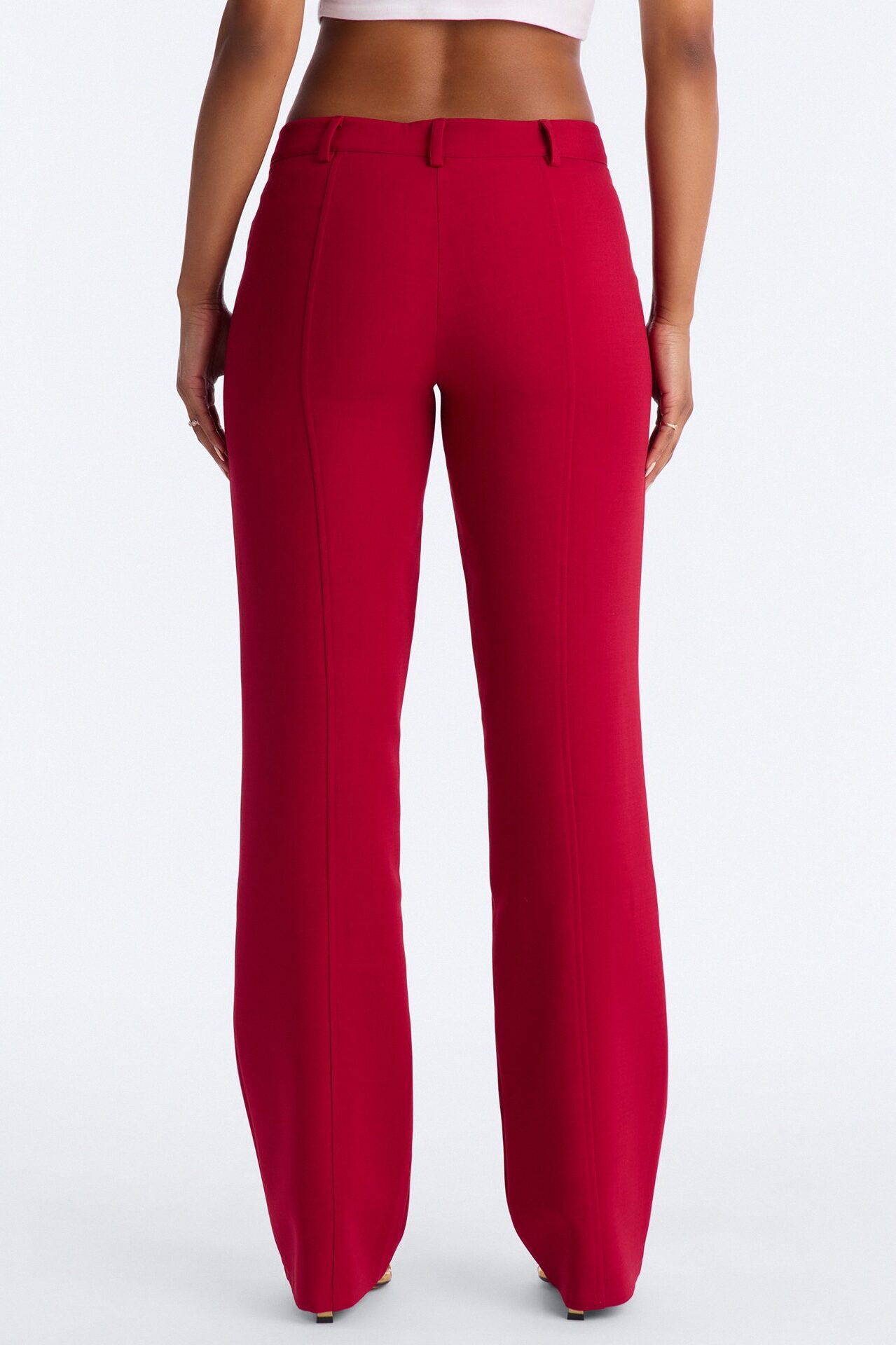 Empire Essentials Straight Leg Trouser - Red