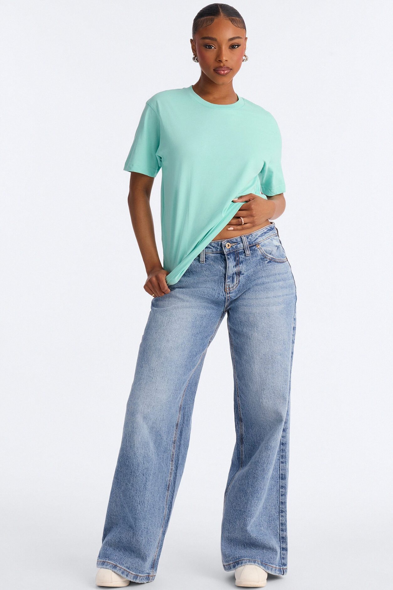 Random Tuesday Oversized T Shirt - Mint