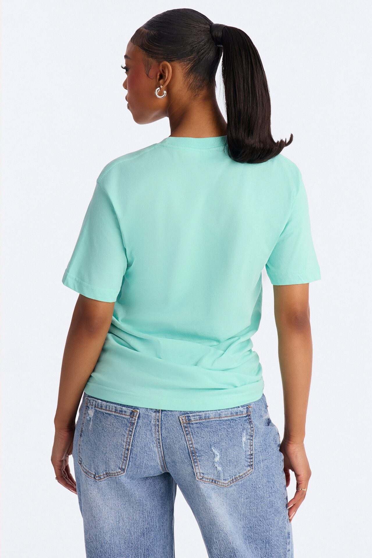 Random Tuesday Oversized T Shirt - Mint