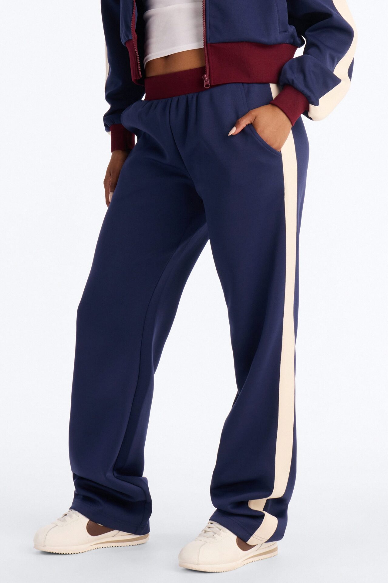 Power Trip Scuba Straight Leg Pant - Navy/combo