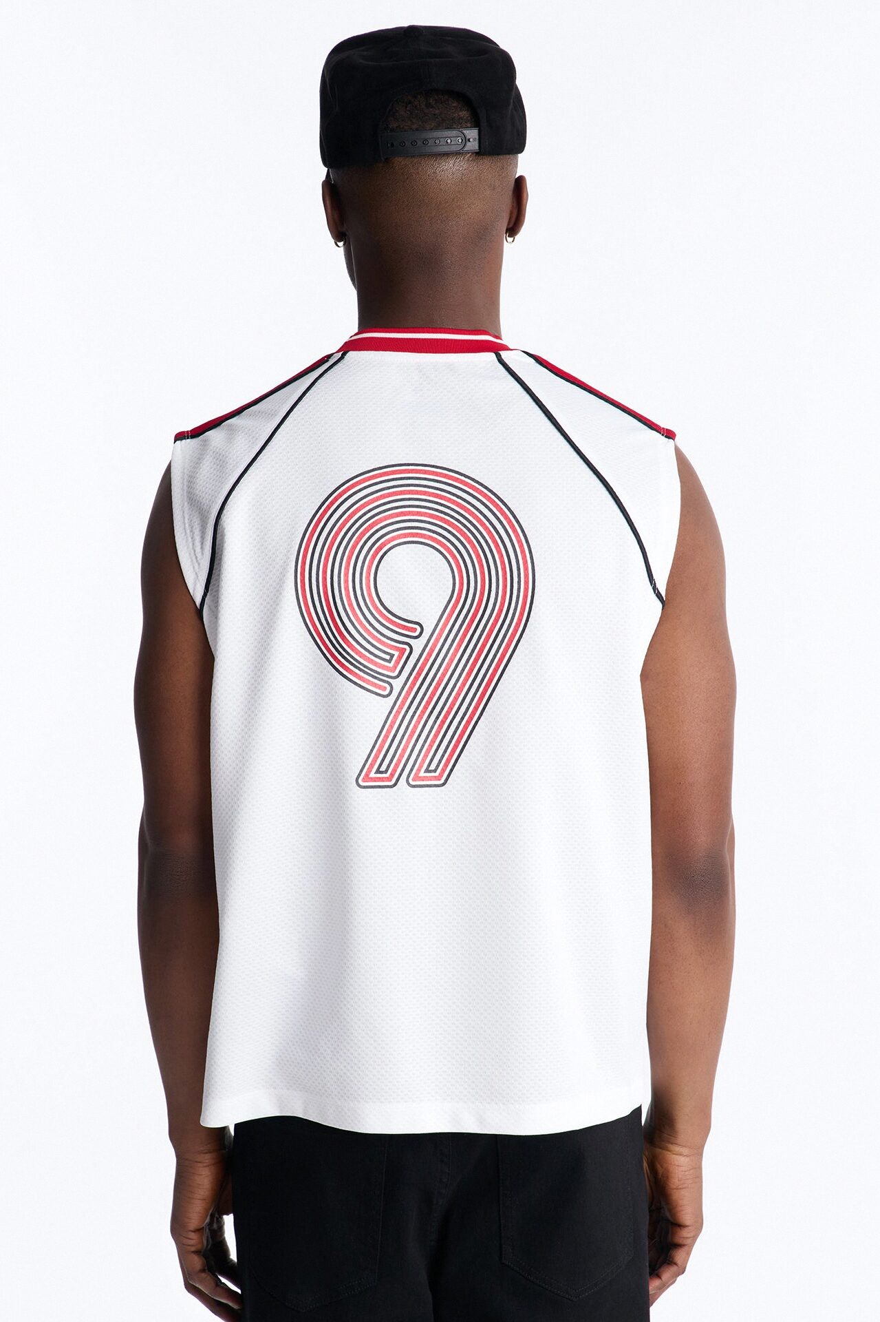 9 Legends Sleeveless Jersey - White