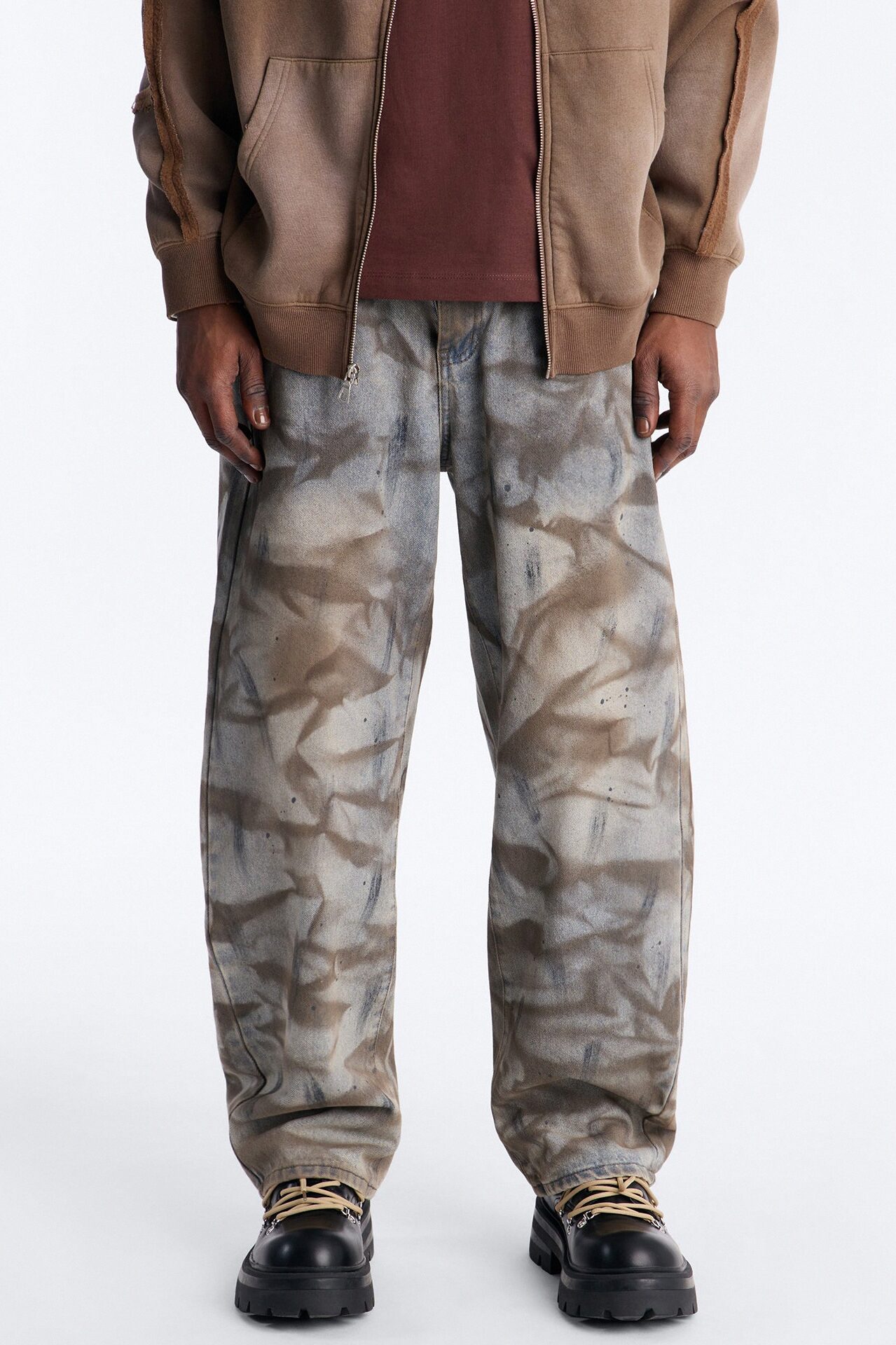 Barrel Canal St Stained Jean - Medium Wash