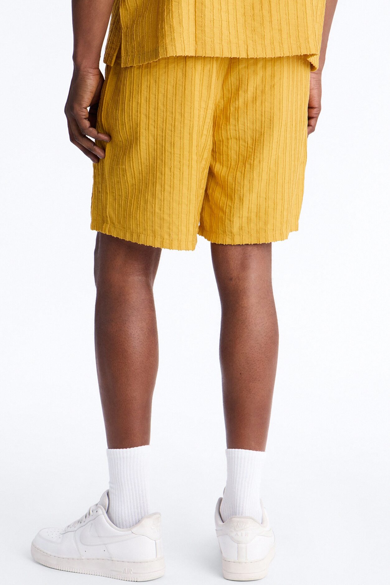 Relaxed Aegean Pleat Short - Mustard