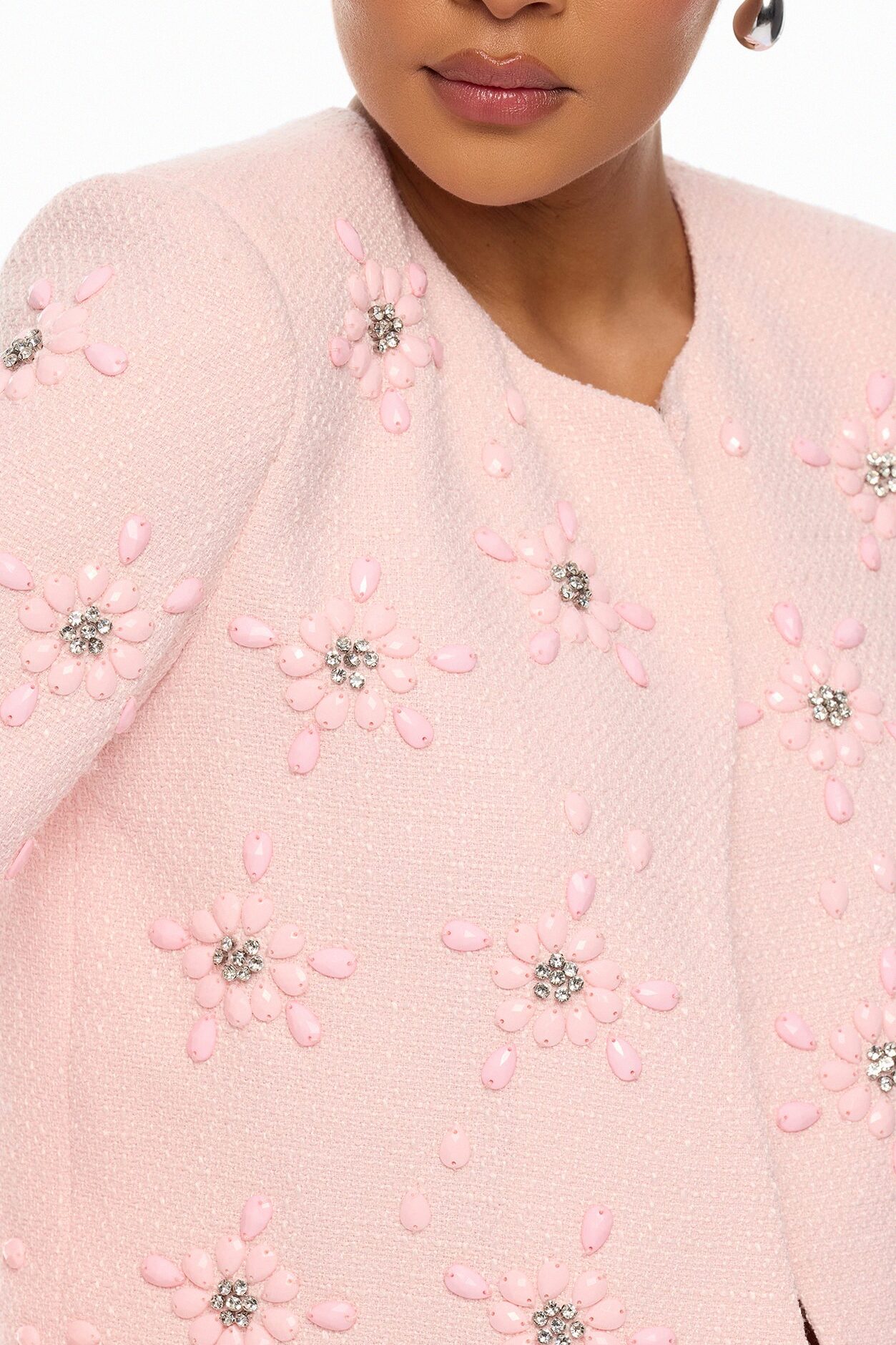 Saydee Embellished Jacket - Light Pink
