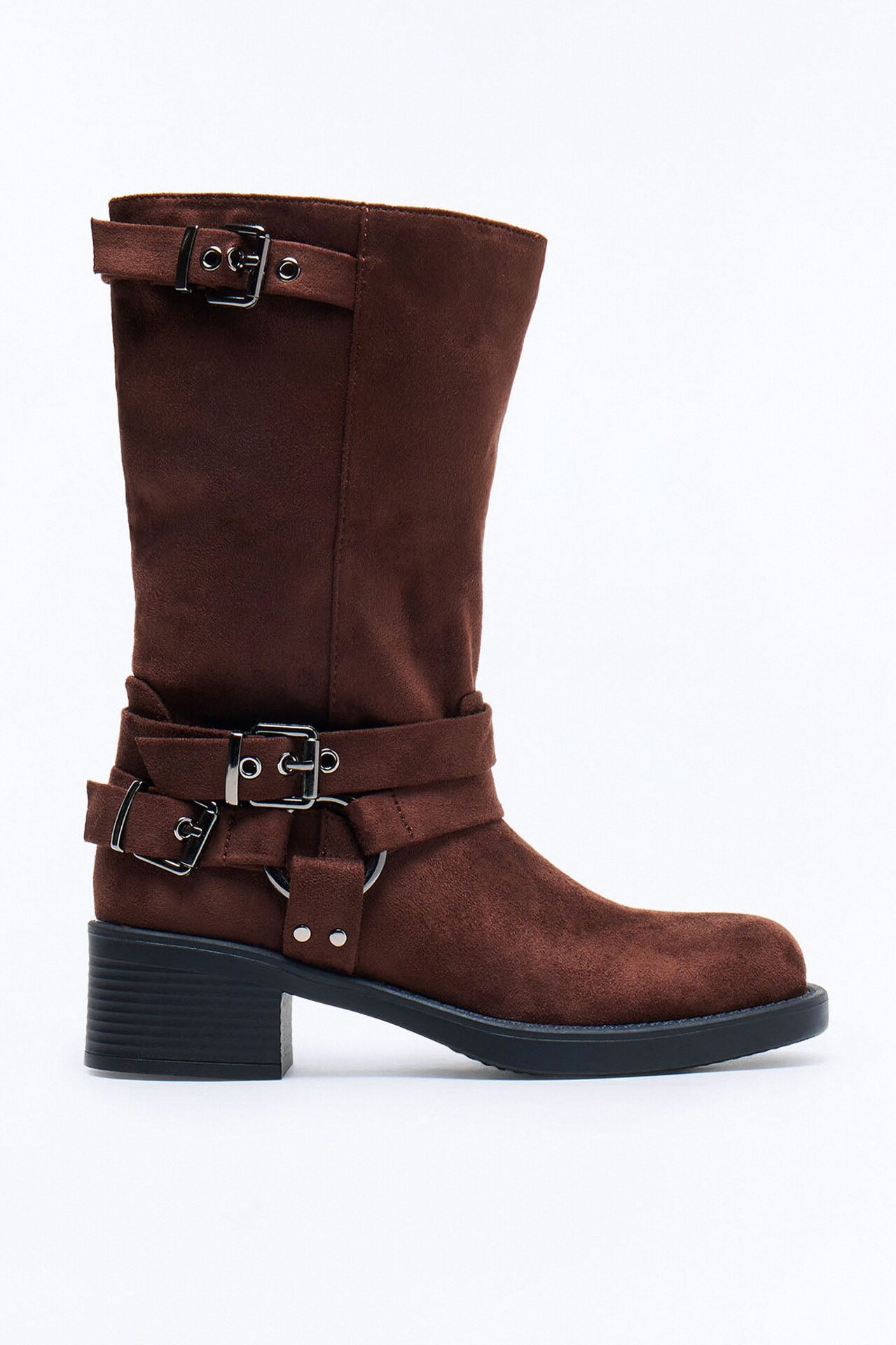 Mavis Moto Boot - Chocolate