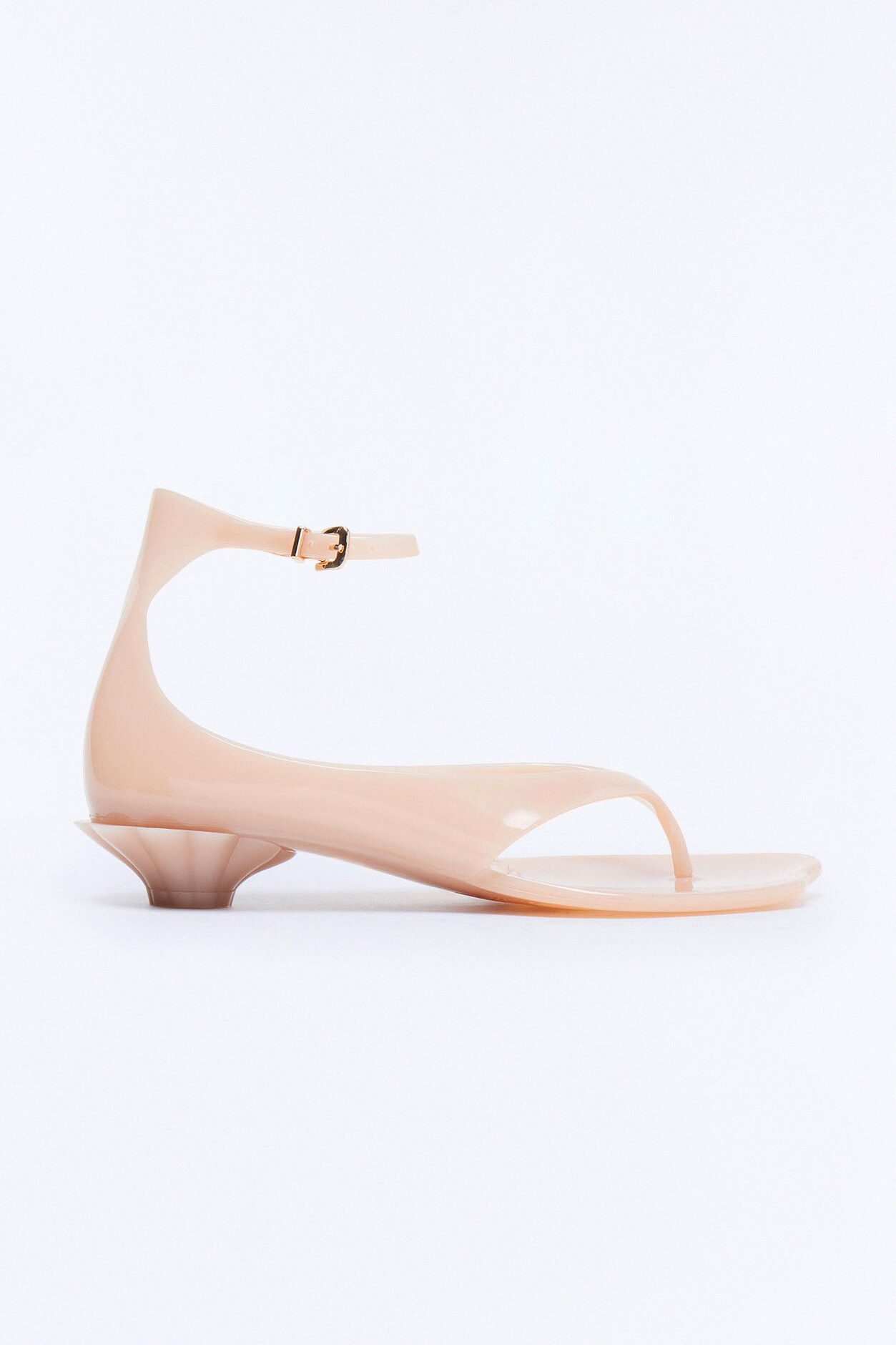 Jorrie Jelly Ankle Strap Sandals - Nude