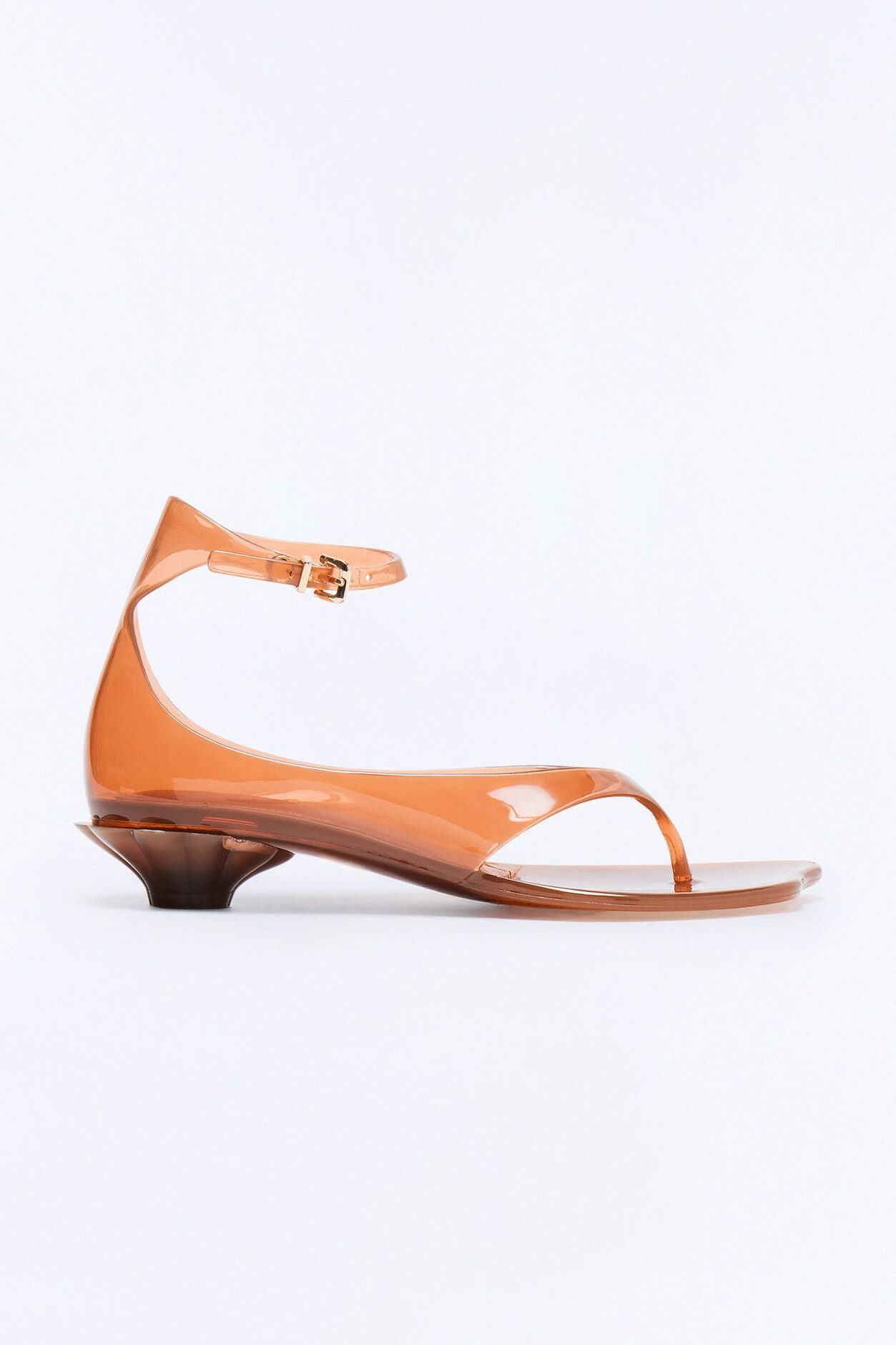 Jorrie Jelly Ankle Strap Sandals - Brown