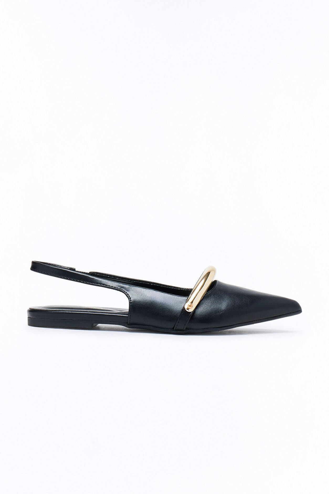 Holly Slingback Flats - Black