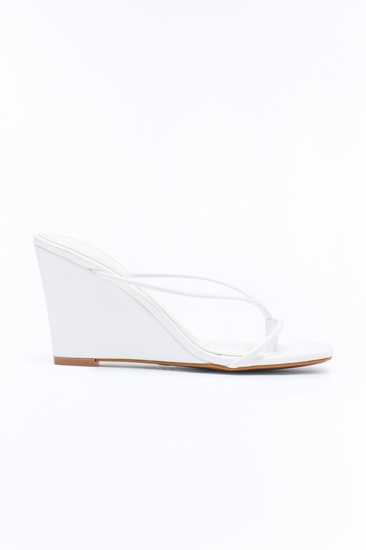 Kellie Thong Wedges - White