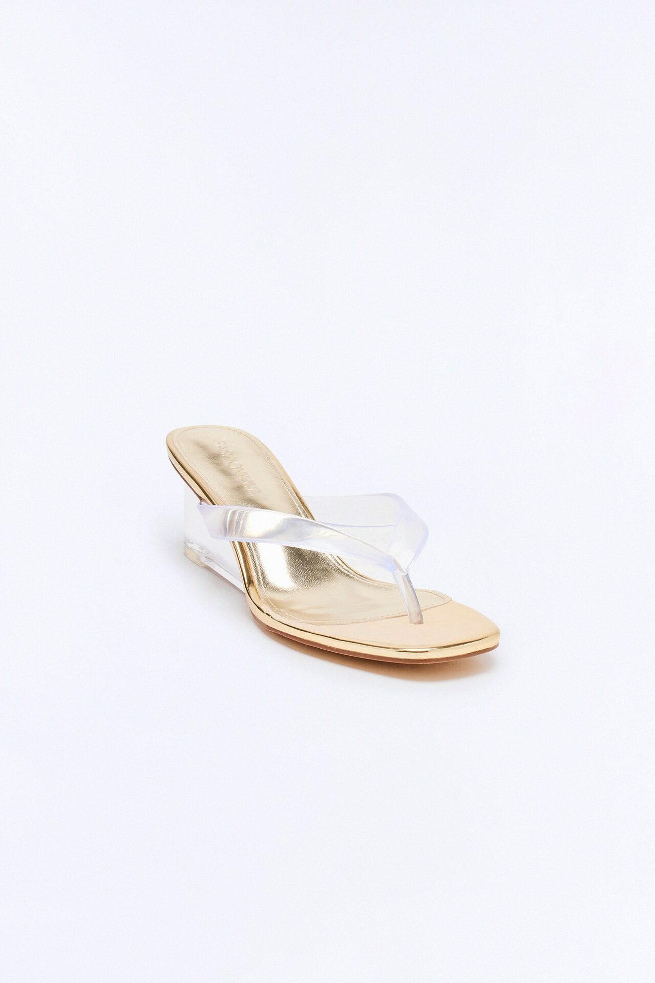 Spree Thong Wedges - Gold