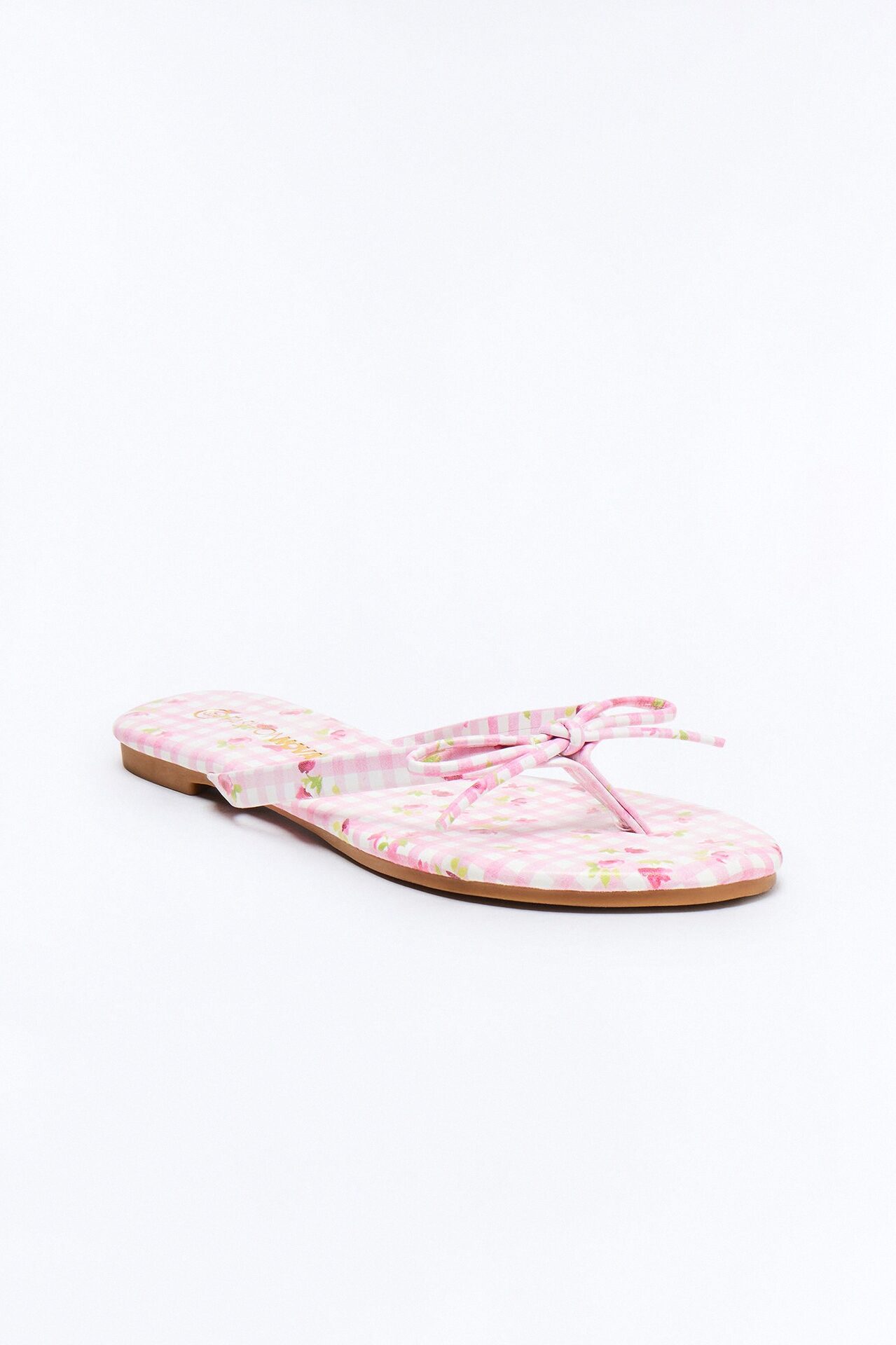 Taytay Bow Flip Flops - Pink/combo