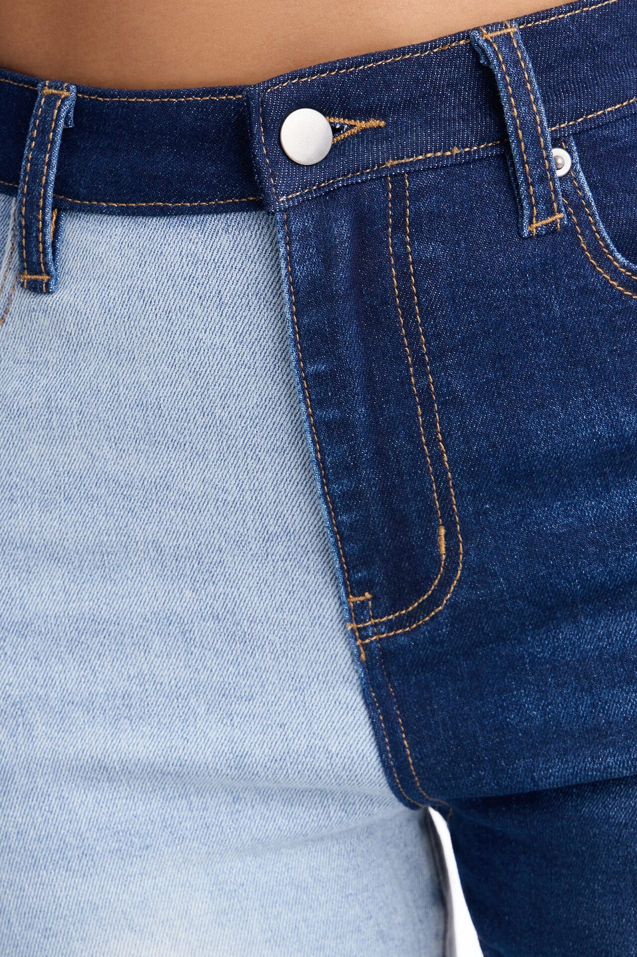 Second Guessing Stretch Skinny Jeans - Dark/Combo