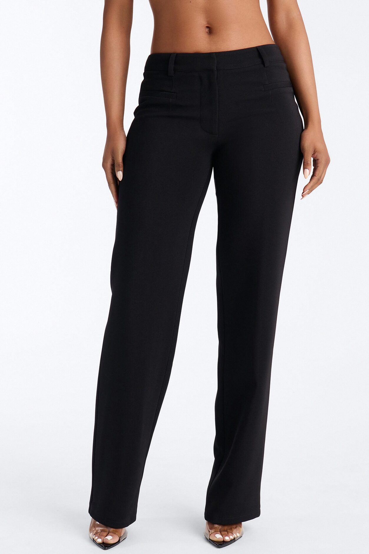 Empire Essentials Straight Leg Trouser - Black