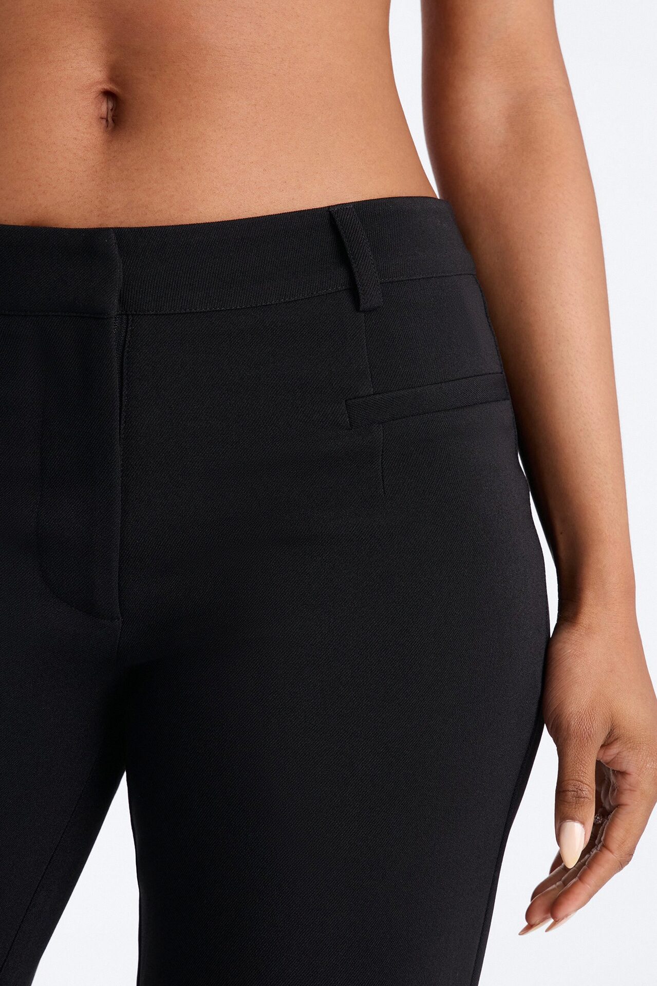 Empire Essentials Straight Leg Trouser - Black