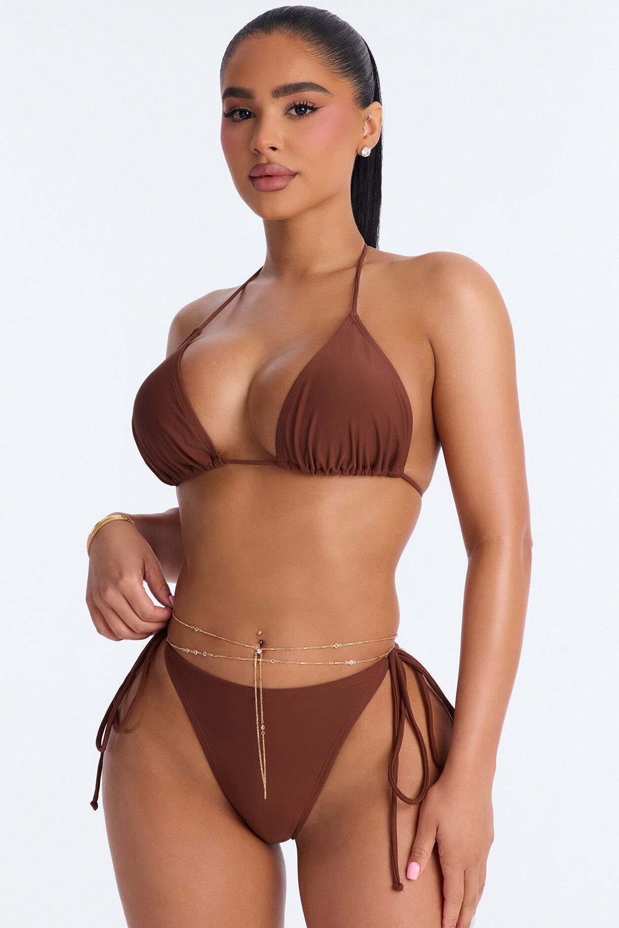Dew Drops Belly Chain - Gold