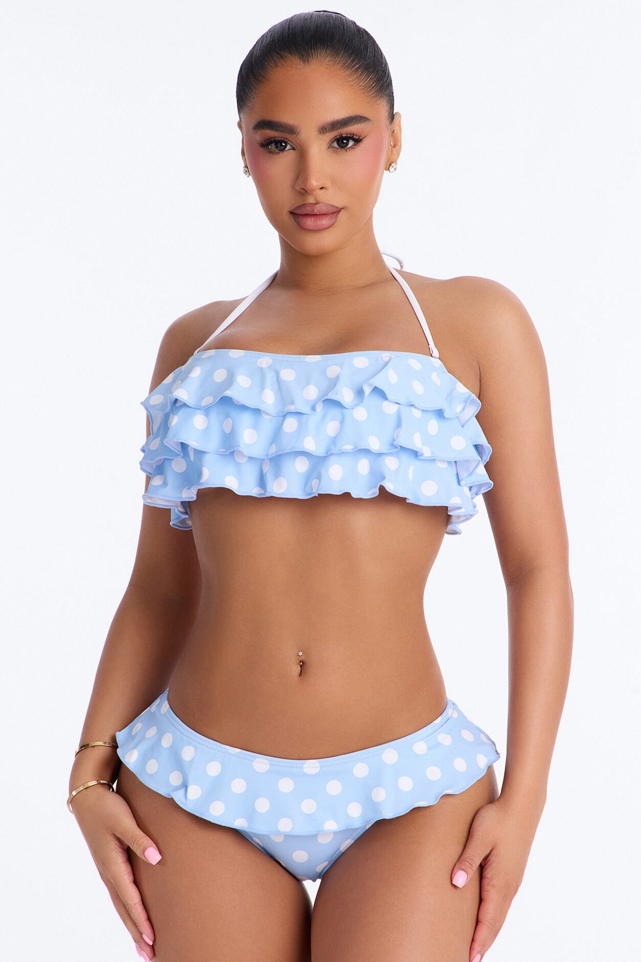 Lizzie 2 Piece Bikini - Blue/combo