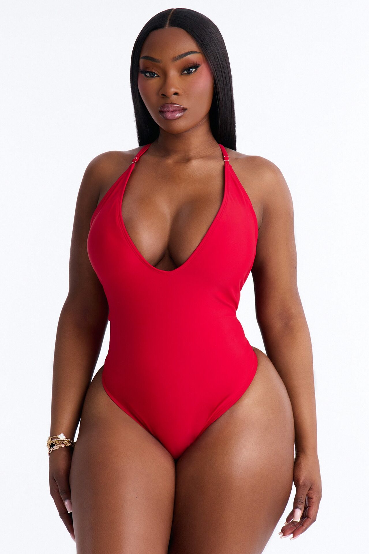 One And Only 1 Piece Swimsuit - Red