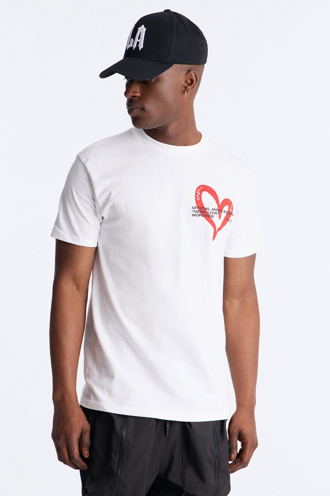 Amor Studio Short Sleeve Tee - White