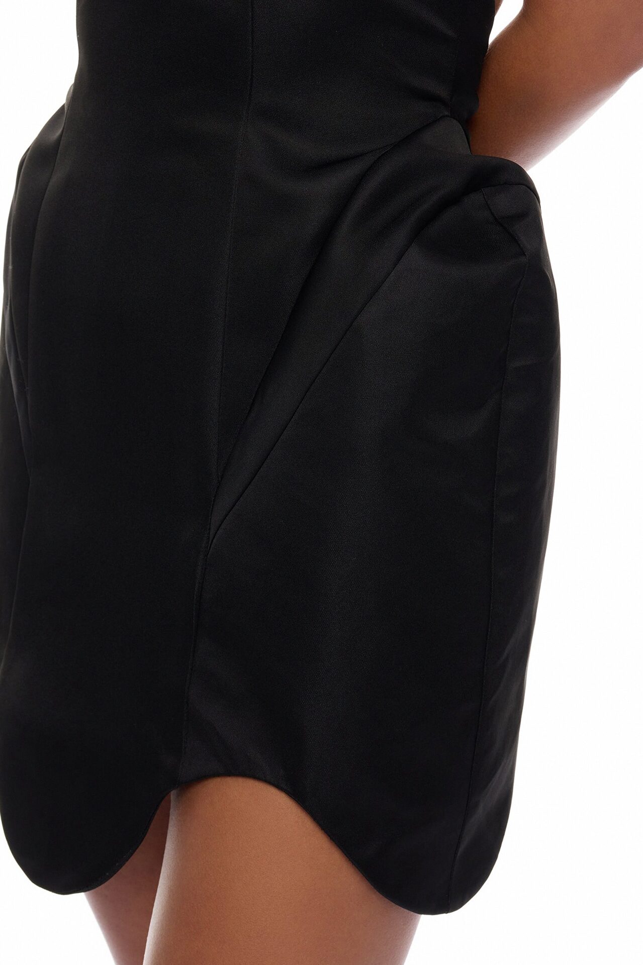 Runway Ready Halter Mini Dress - Black