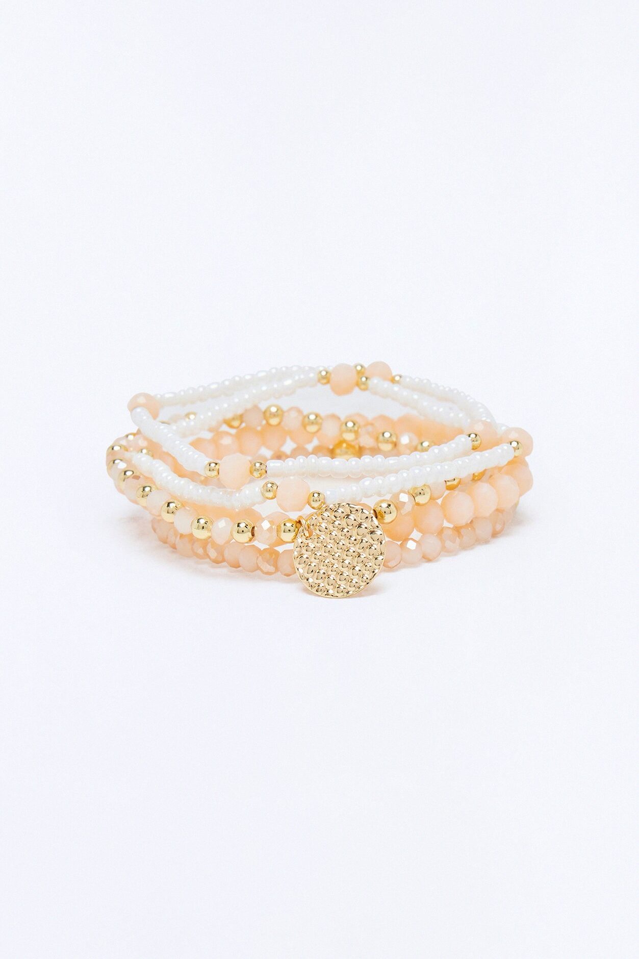 Soul Tide 5 Piece Bracelet Set - Ivory/combo