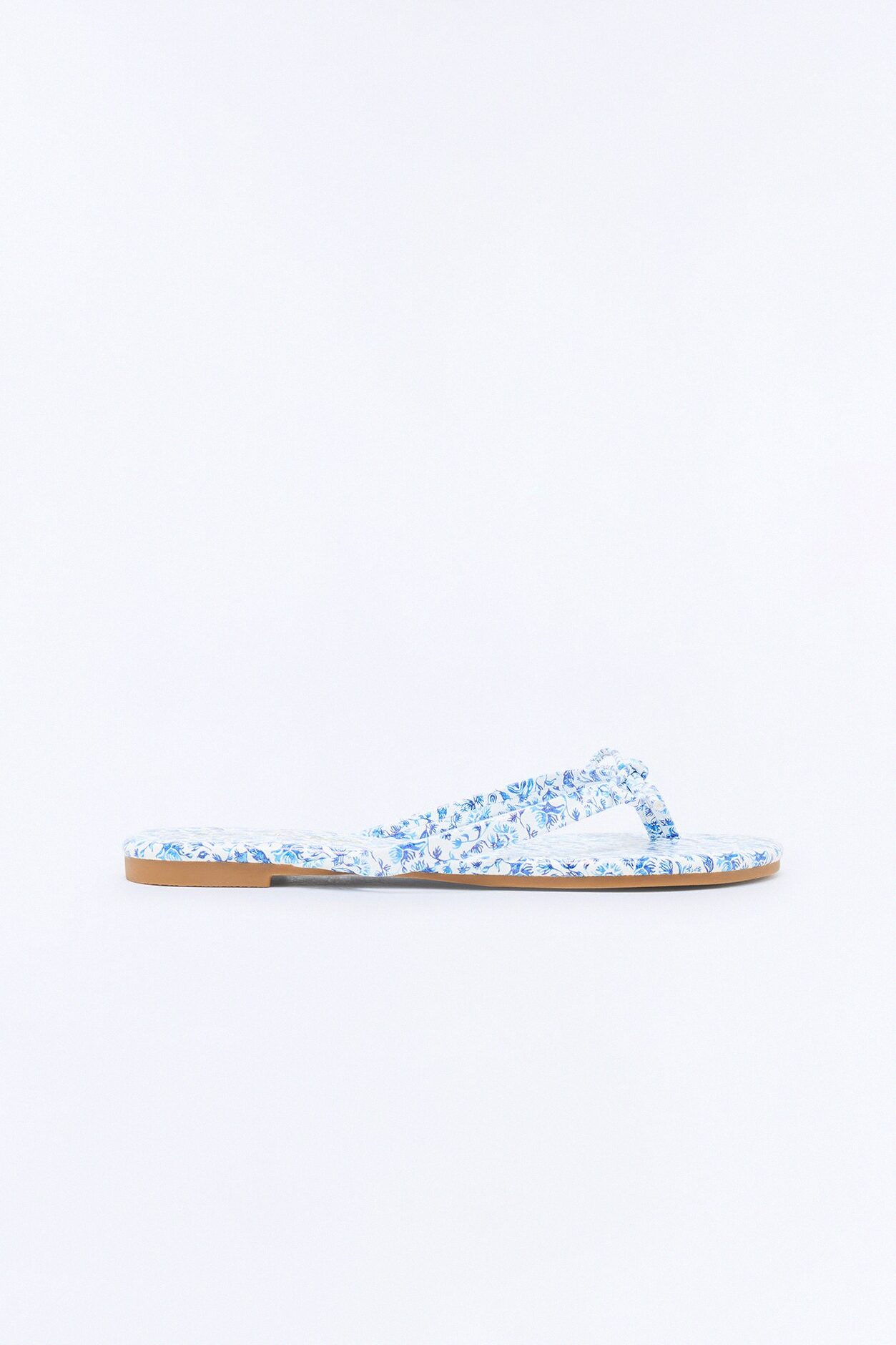 Taytay Bow Flip Flops - Blue/combo
