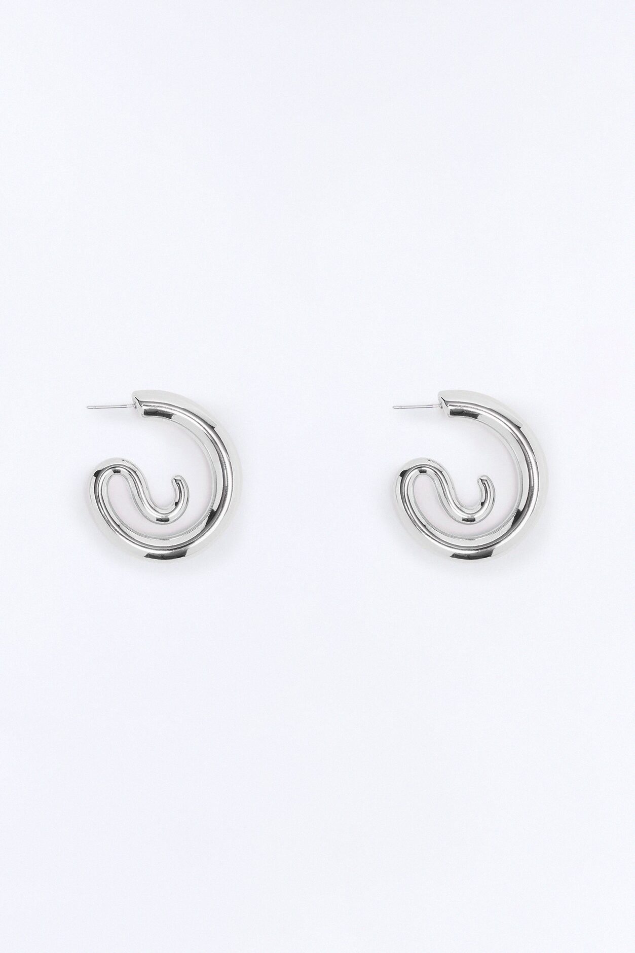 Never Ending Hoop Earrings - Silver