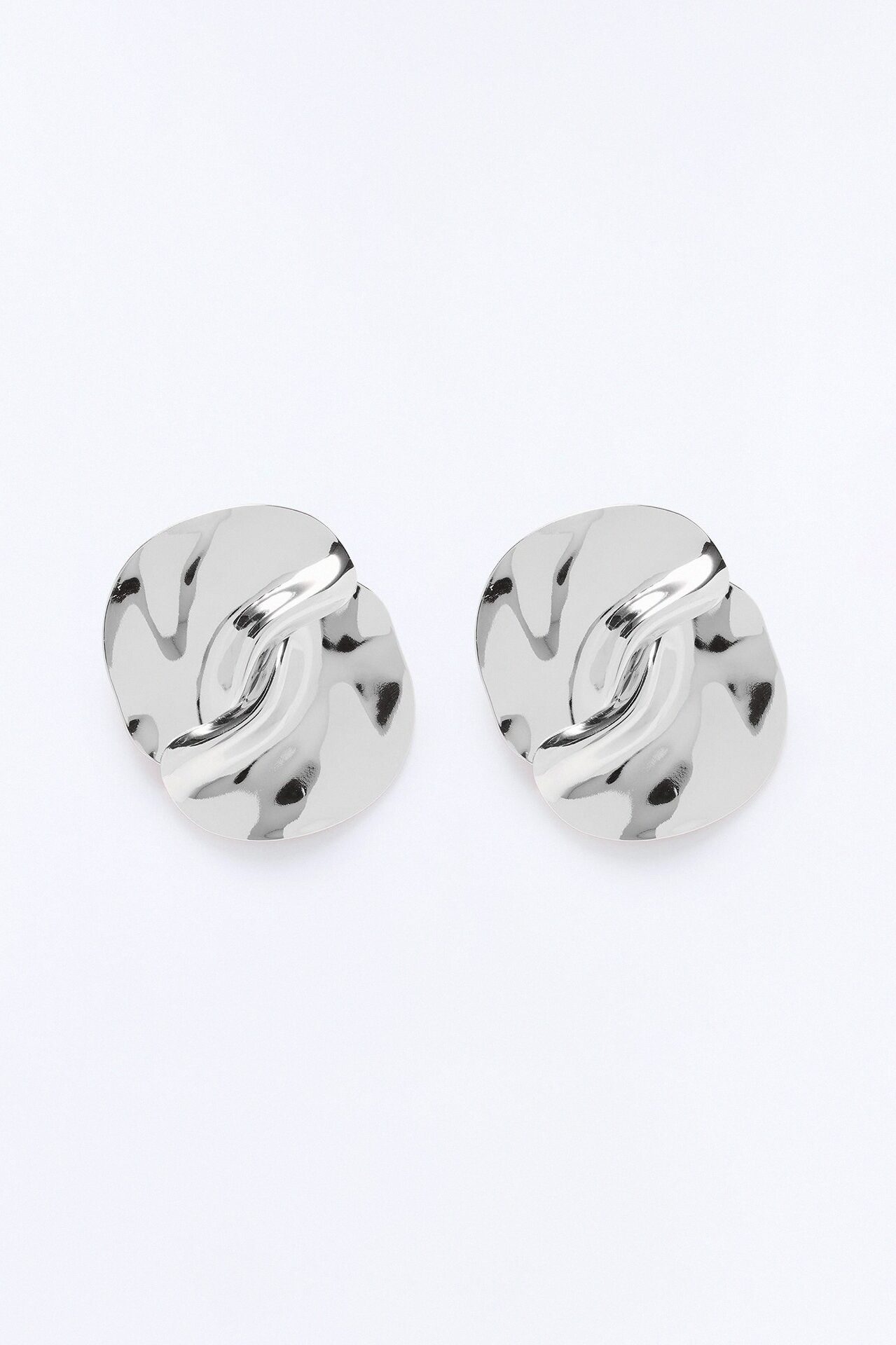 Winding Down Drop Earrings - Silver