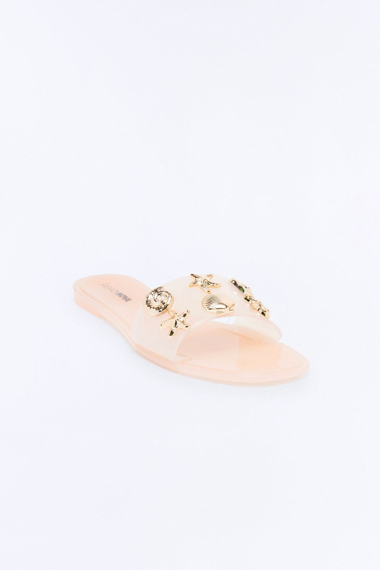 Jackie Shell Sandals - Champagne