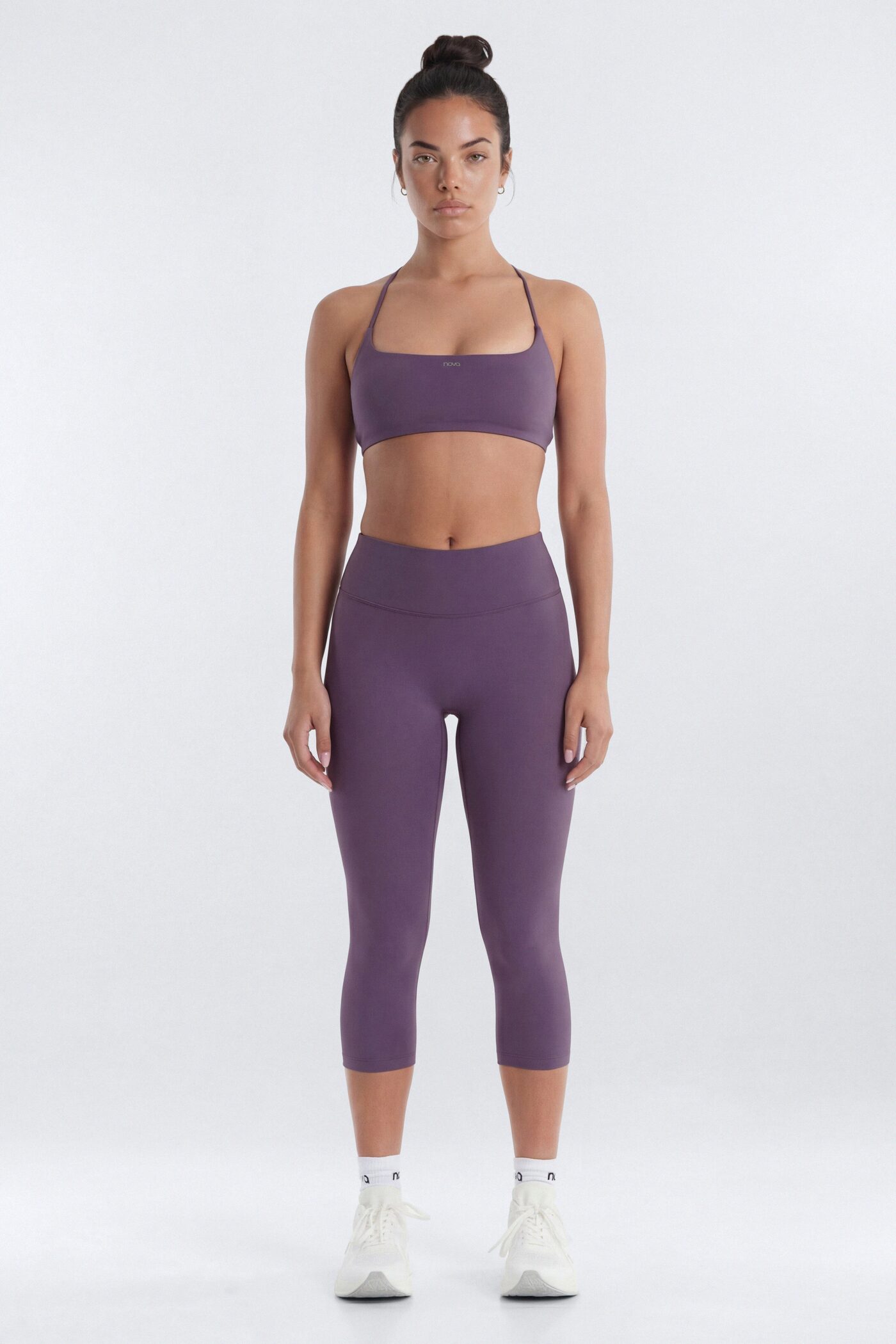 CloudForm™ Strappy Back Sports Bra - Iris