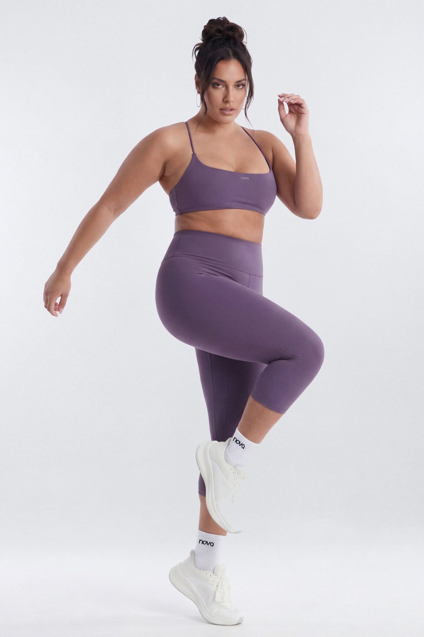 CloudForm™ Strappy Back Sports Bra - Iris