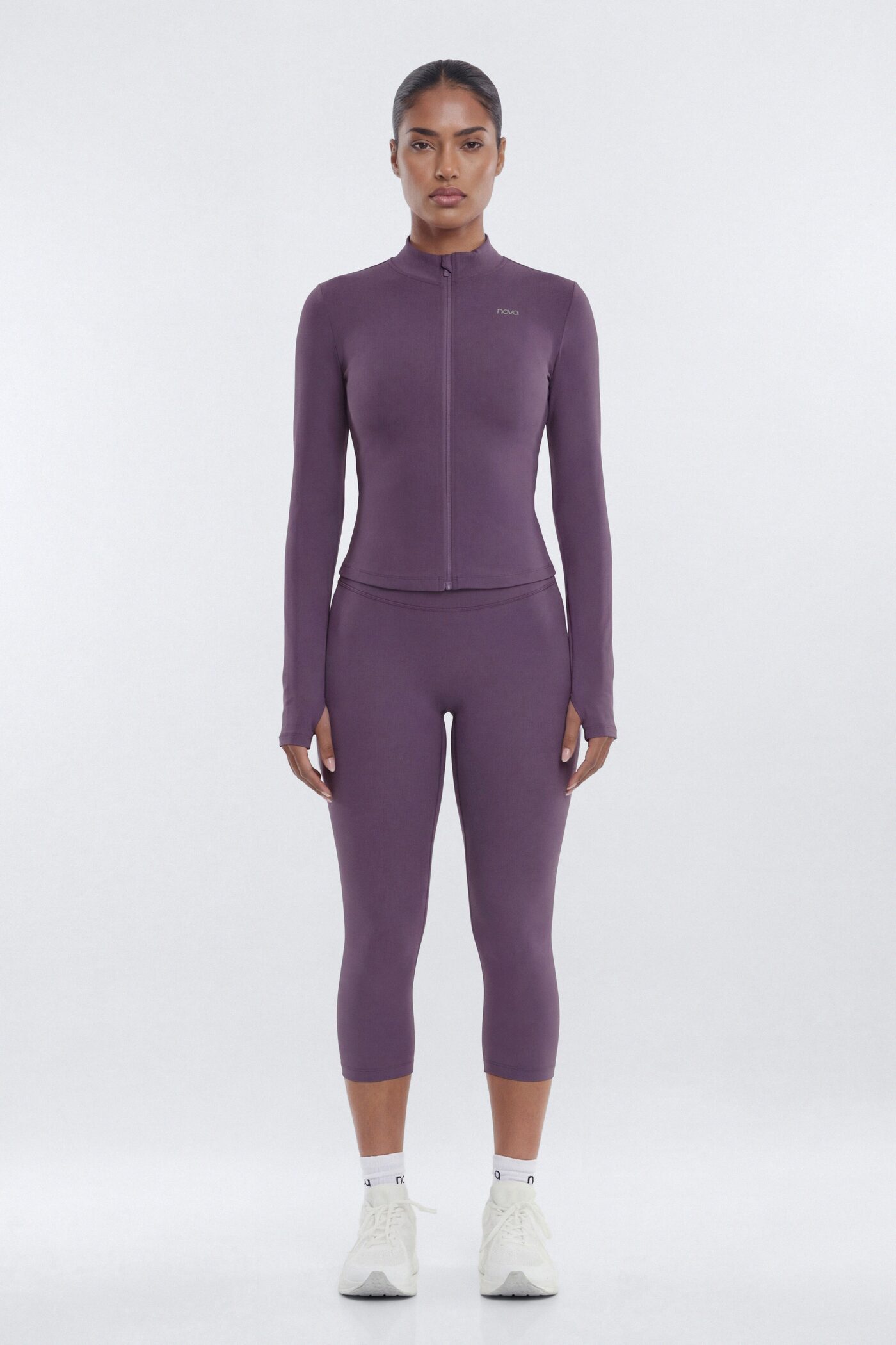 CloudForm™ Long Sleeve Full Zip Jacket - Iris