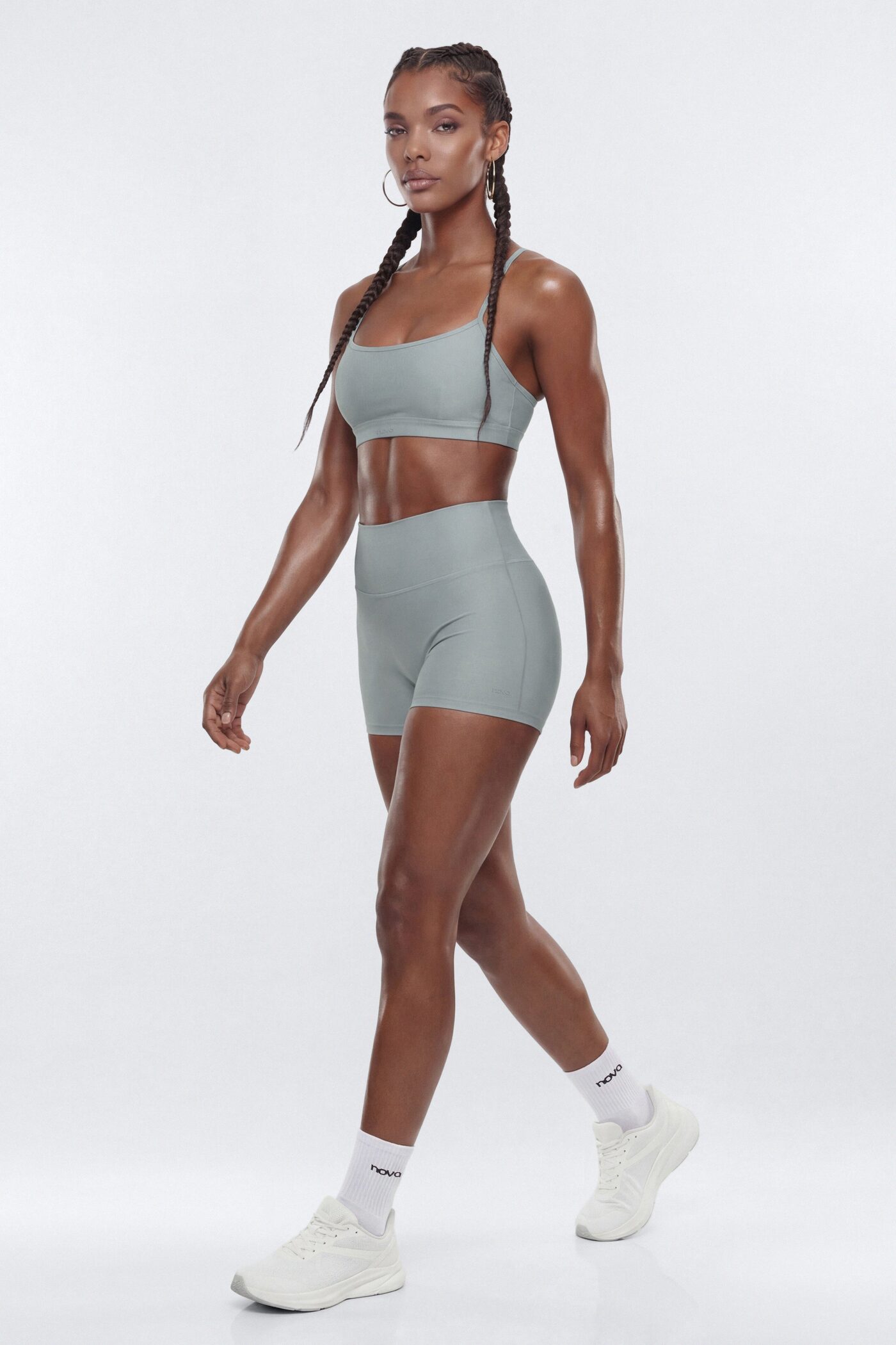 AirSculpt™ X Back Sports Bra - Steel