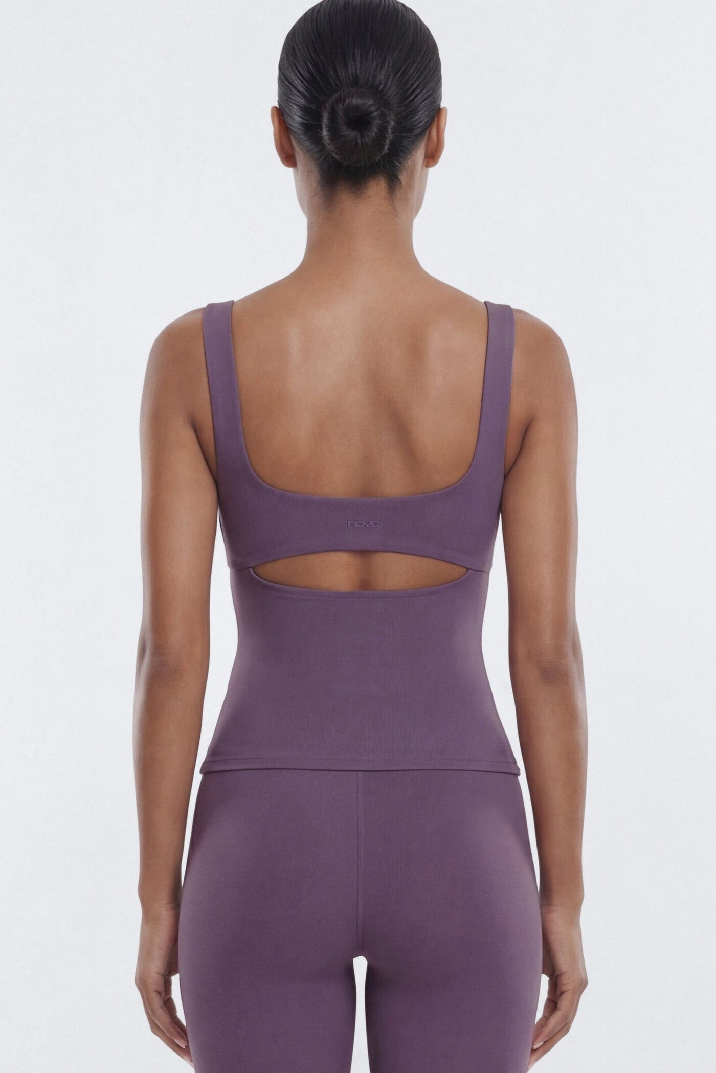 CloudForm™ Cut Out Back Sport Tank - Iris