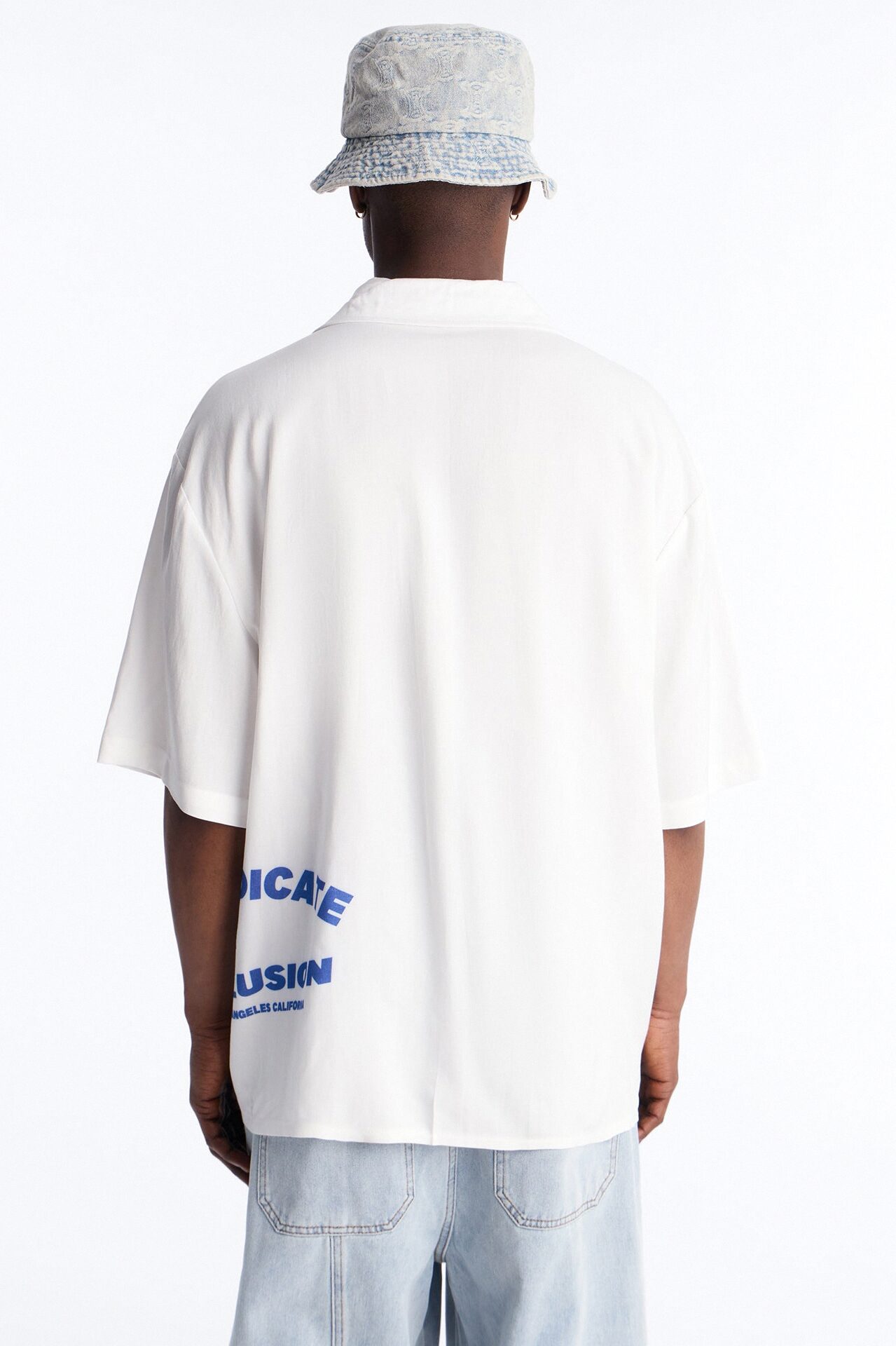 Saint Illusion Button Up Shirt - White
