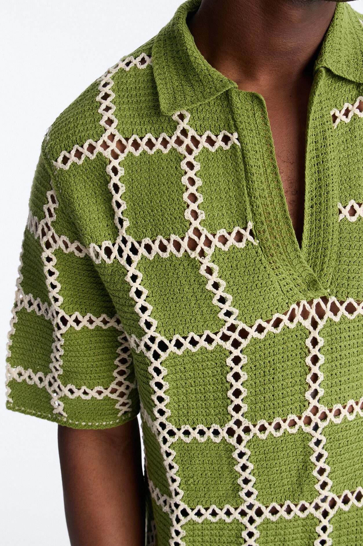 Open Field Crochet Johnny Polo - Olive