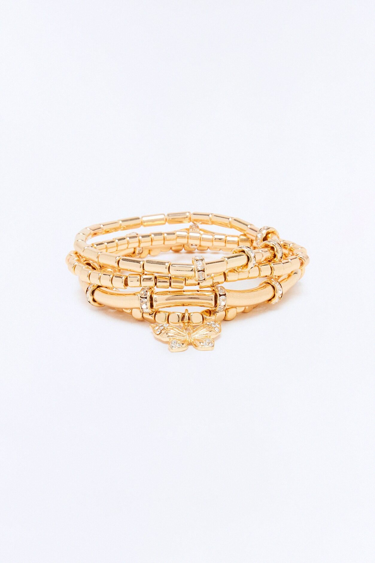 Reach For The Sky 4 Piece Bracelet Set - Gold