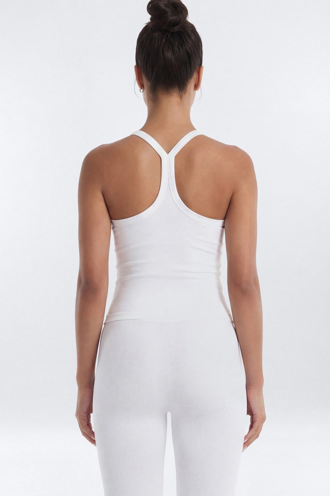 SeamlessLift™ Y Back Sports Top - Bright White