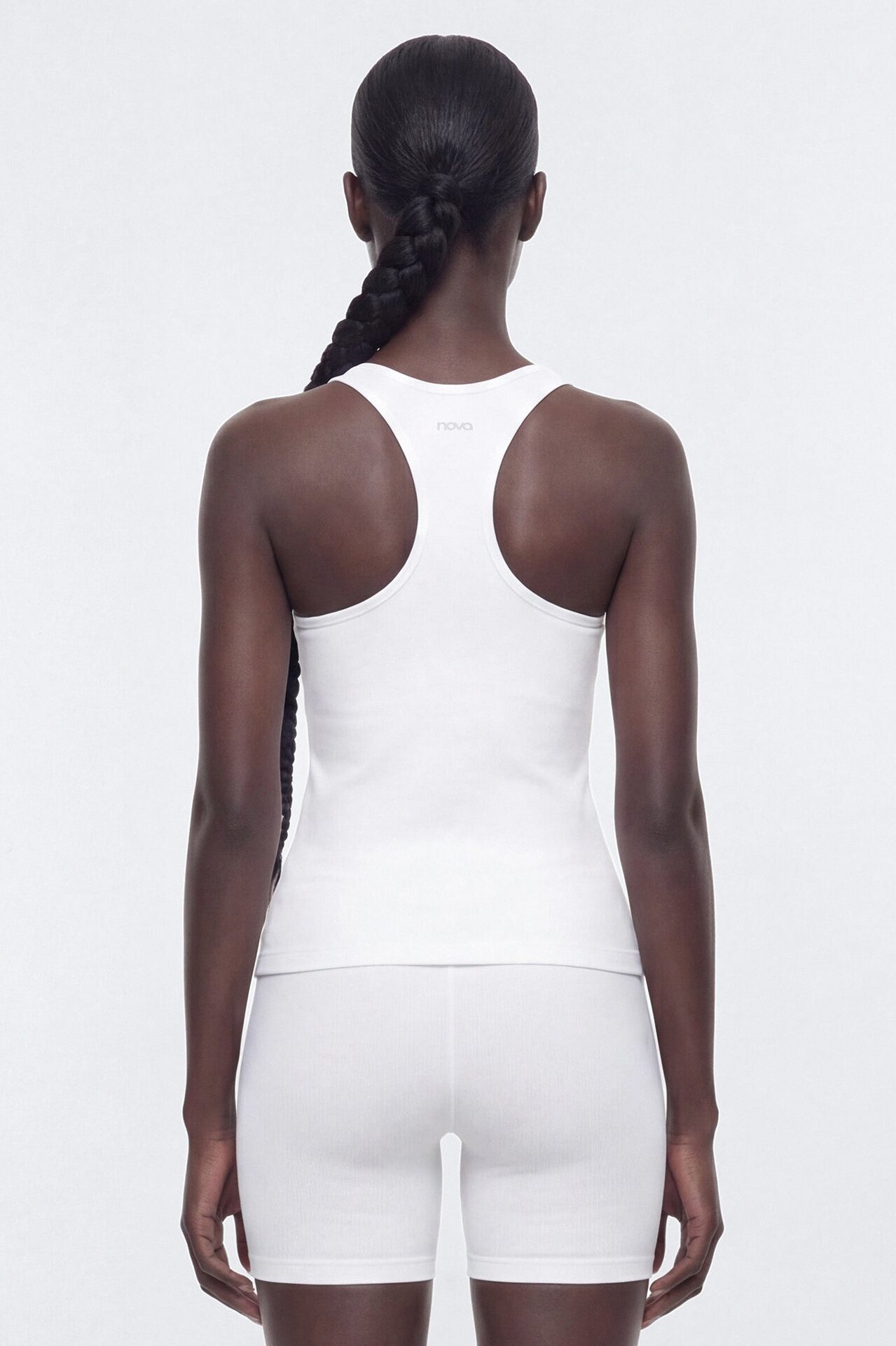 SeamlessLift™ Scoop Neck Racerback Active Tank - Bright White