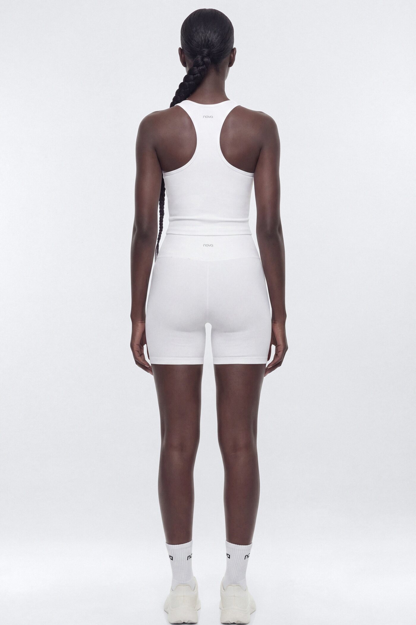 SeamlessLift™ 5″ High Rise Biker Short - Bright White