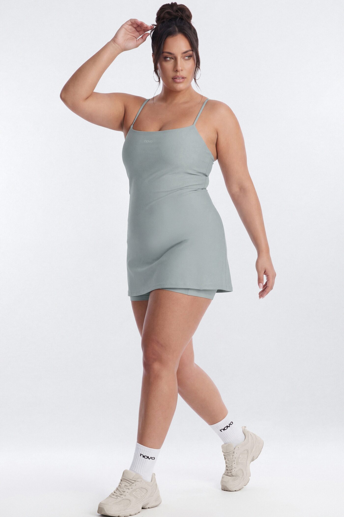 AirSculpt™ 2-in-1 Sports Dress - Steel