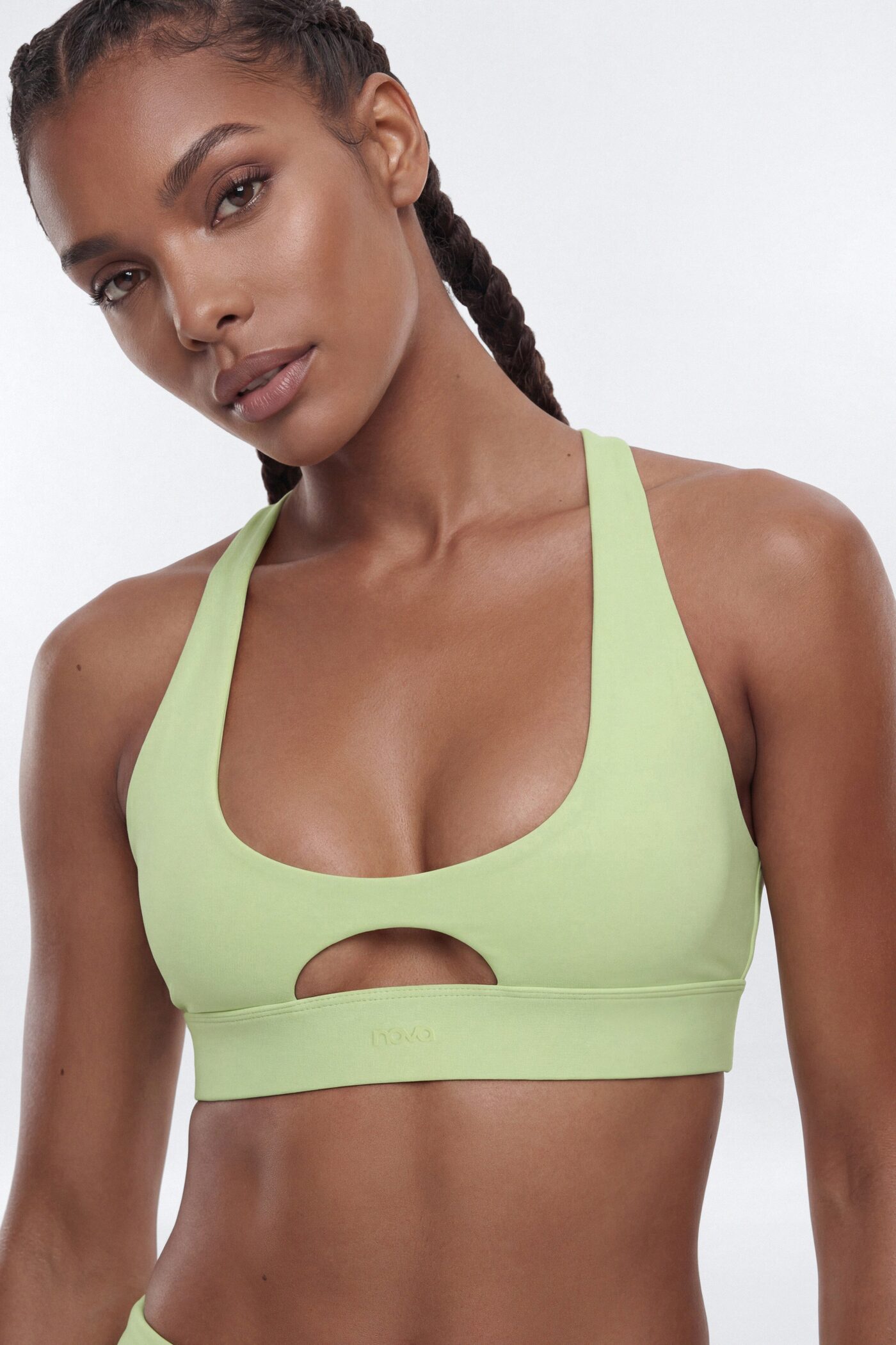 ButterSoft X Back Sports Bra - Pistachio