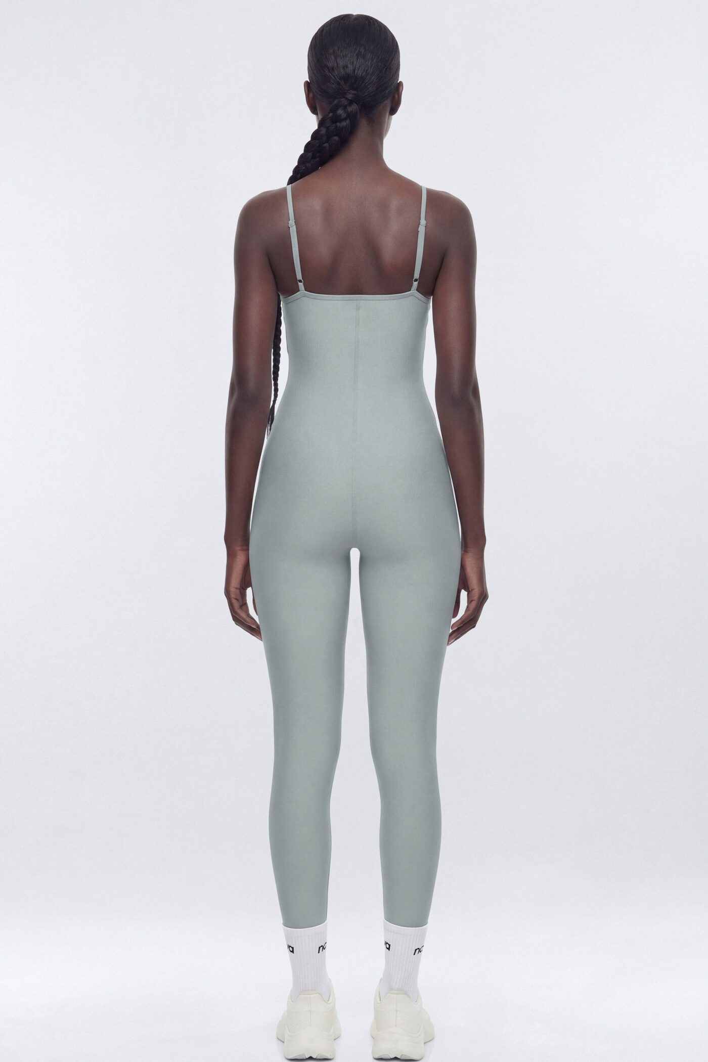AirSculpt™ 25″ Skinny Jumpsuit - Steel