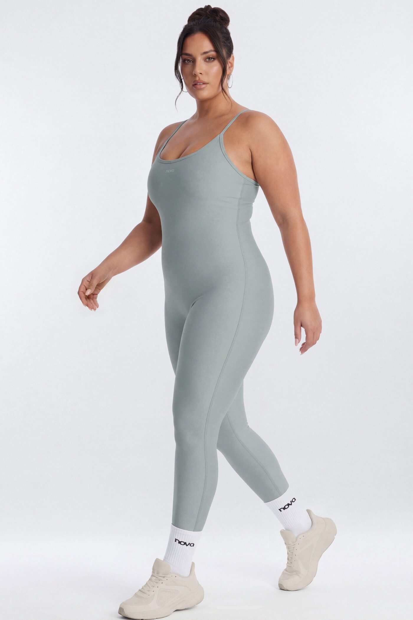 AirSculpt™ 25″ Skinny Jumpsuit - Steel