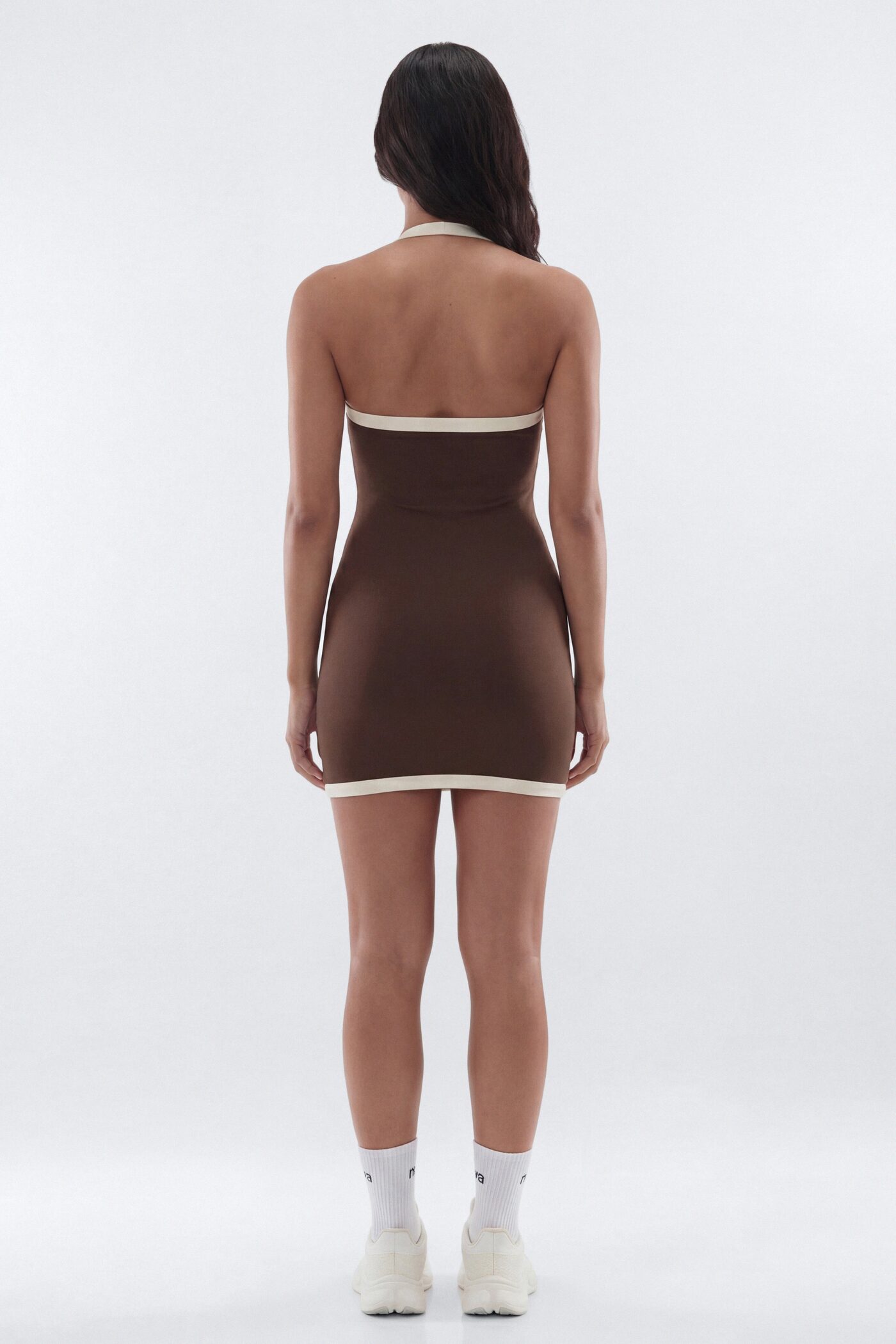 CloudForm™ Halter 2-in-1 Sports Dress - Brown