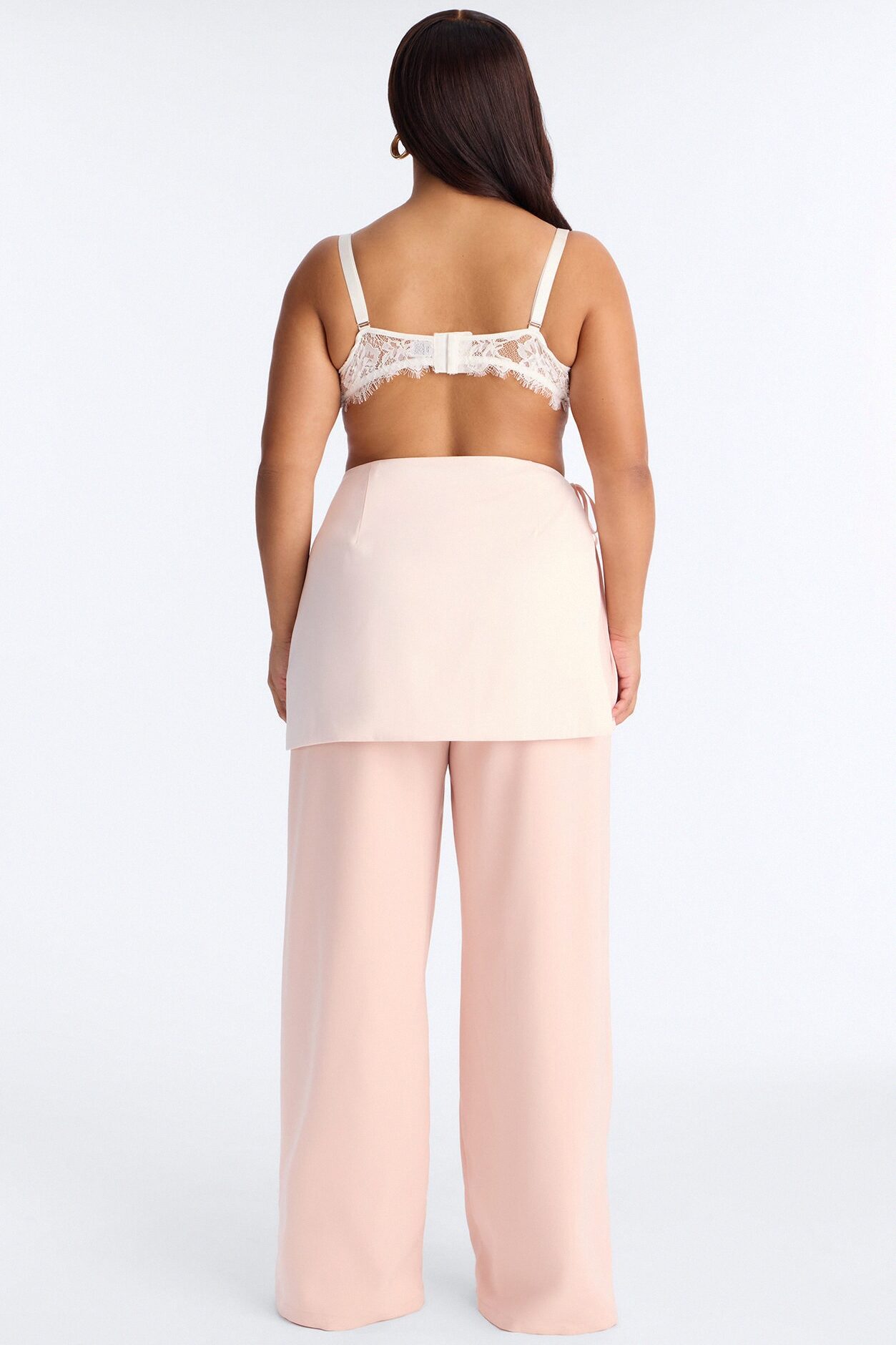 Command Attention Skirt Pant - Light Pink