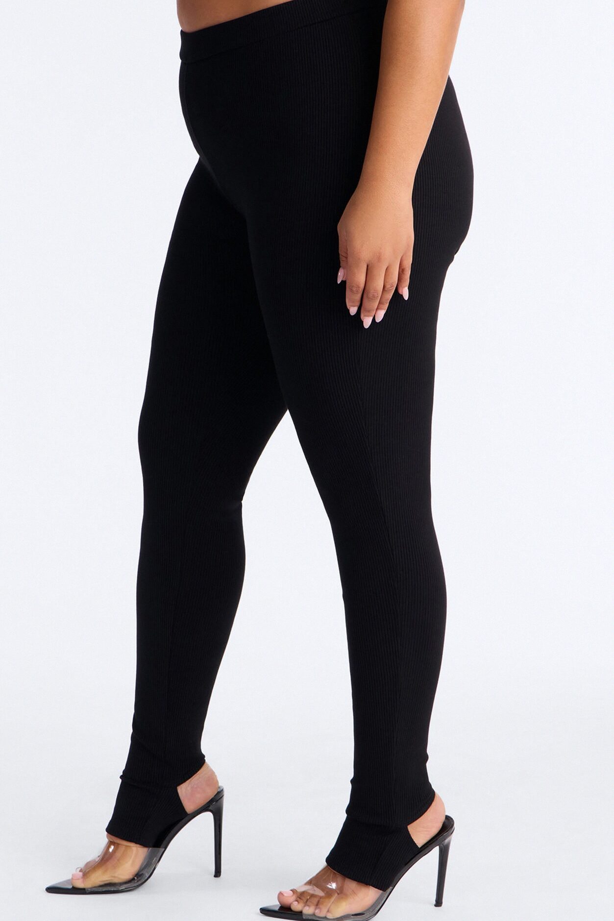 Simply Snatched Mock Neck Legging Set - Black