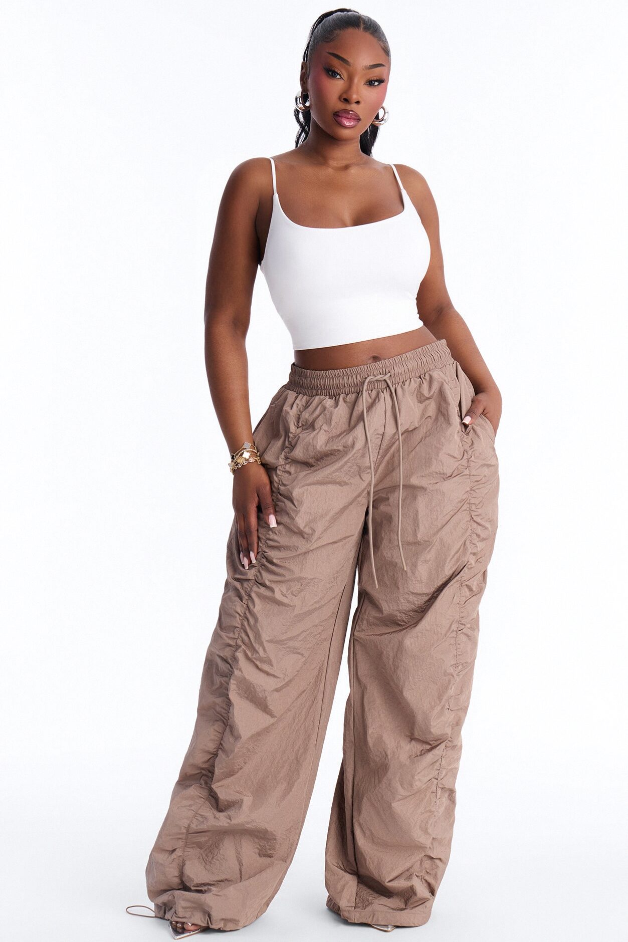 Contour Double Lined Cami Top - White
