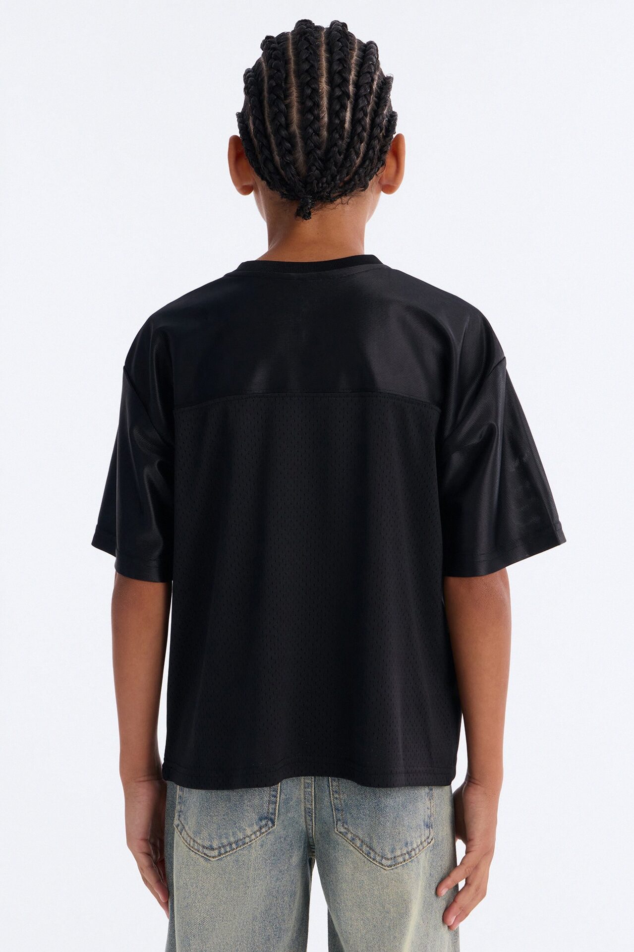 Mini Saints Studios Short Sleeve Soccer Jersey - Black