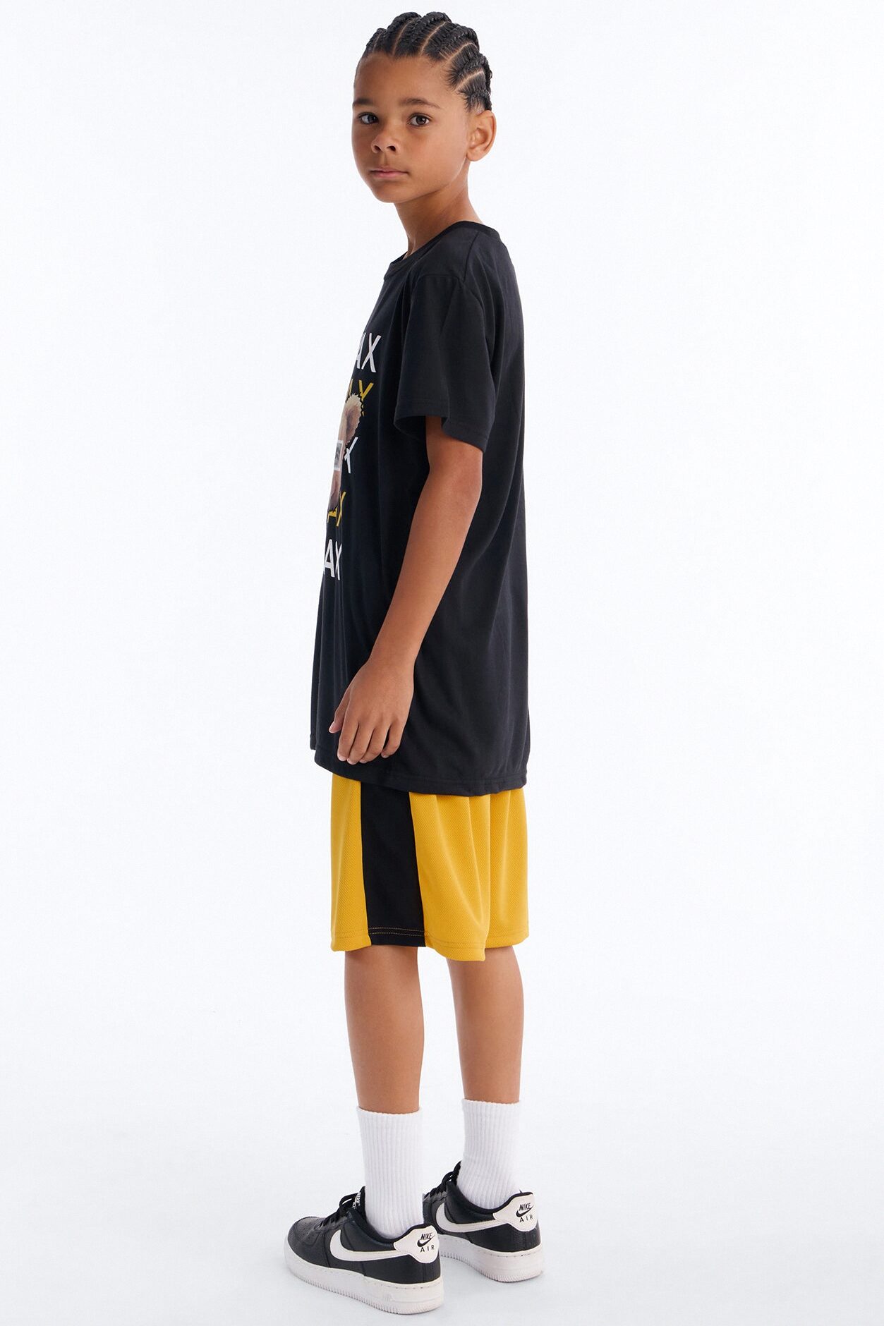 Mini Relax Short Set - Black/combo