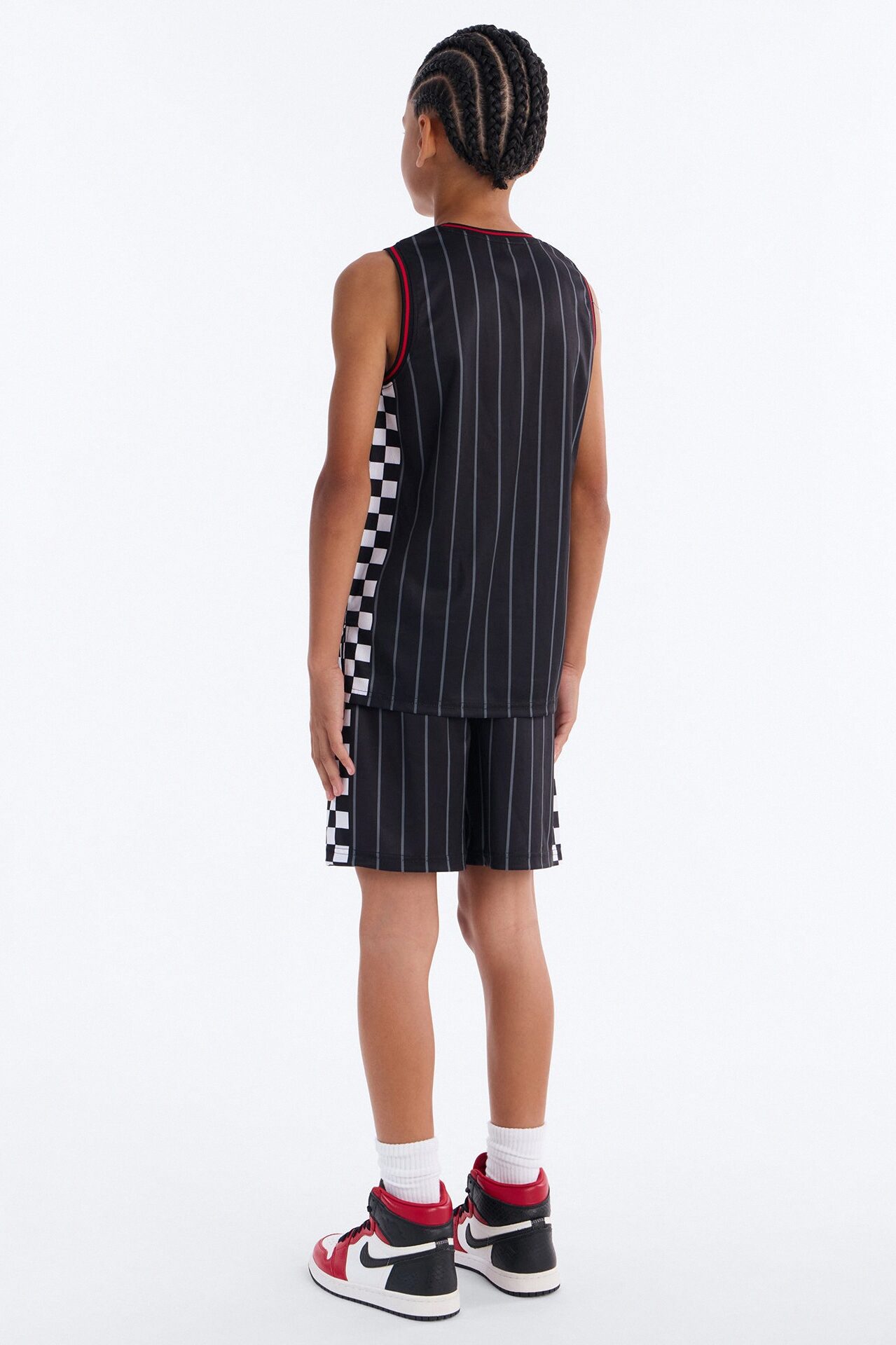 Mini Nascar Short Set - Black